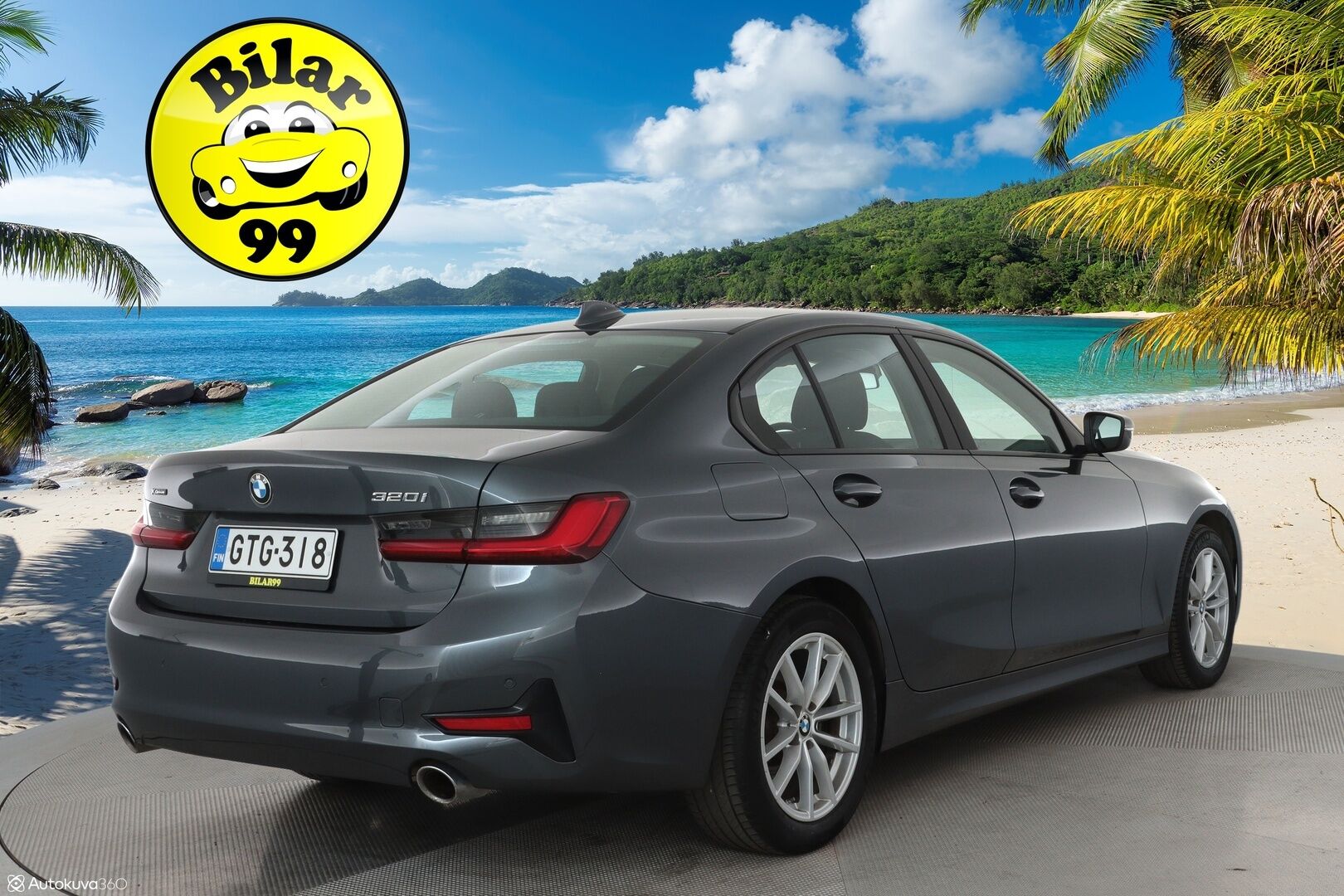 BMW 320 2020 G20 Sedan 320i A xDrive Business **1-om. Suomi-auto / Vakkari / Muistipenkki / ComfortAccess / P.tutkat ** - 1-Om Suomi-auto / 2x alut