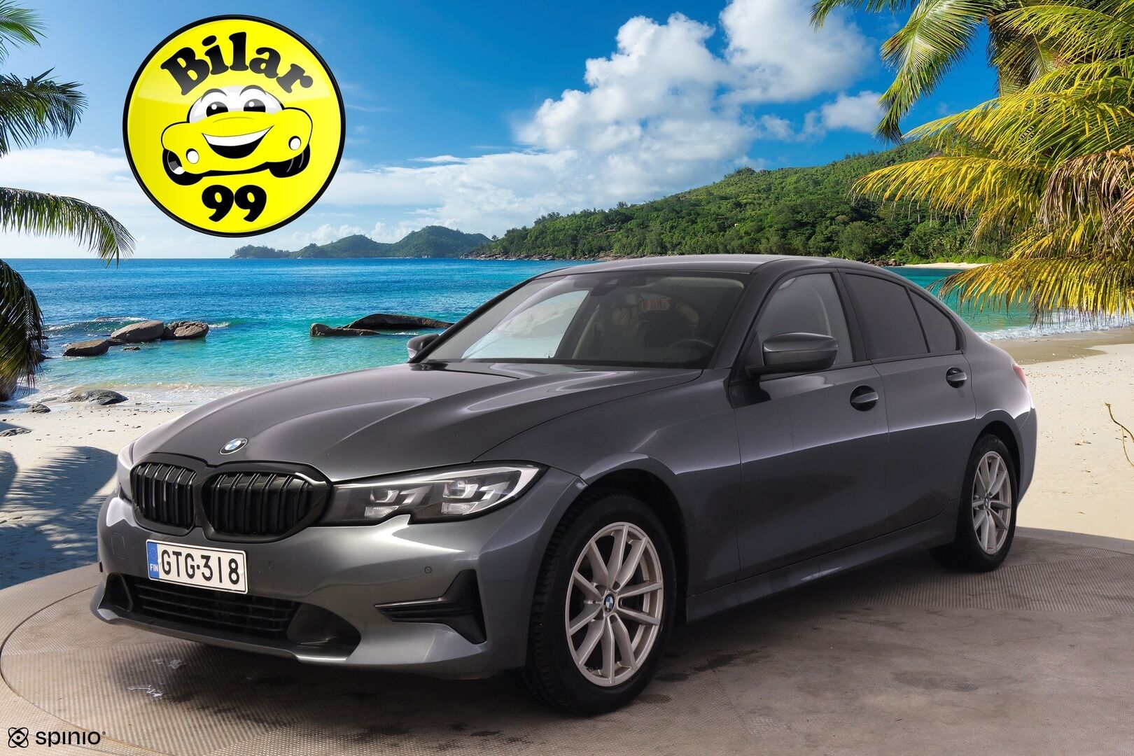 BMW 320 2020 i A G20 Sedan xDrive Business **1-om. Suomi-auto / Vakkari / Muistipenkki / ComfortAccess / P.tutkat ** - Kahdet huippurenkaat / Juuri huollettu / 1-omisteinen Suomi-auto