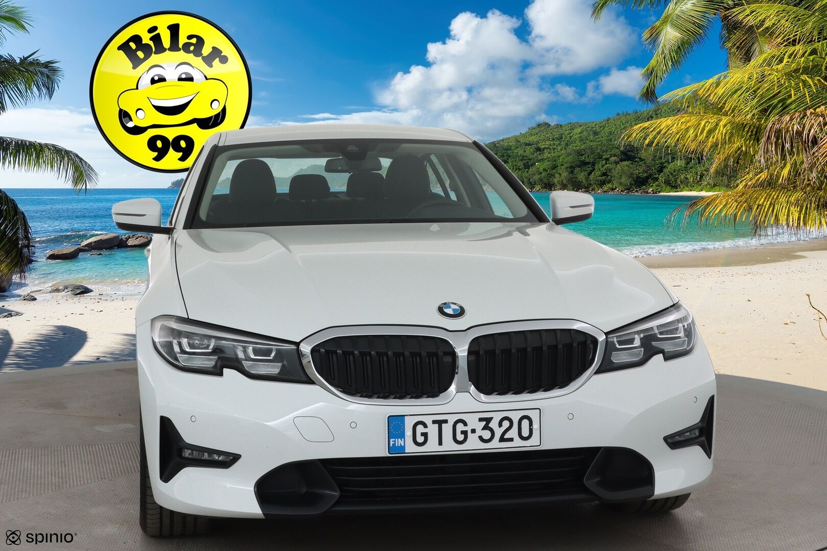 BMW 320 2020 G20 Sedan 320i A xDrive Business Sport **Webasto / LED-valot / Sporttipenkki Muistilla / P.Tutkat / Navi / Kaistavahti** - 3,99 % KORKOTARJOUS TÄHÄN AUTOON - 1-om Suomi-auto / Kahdet Renkaat