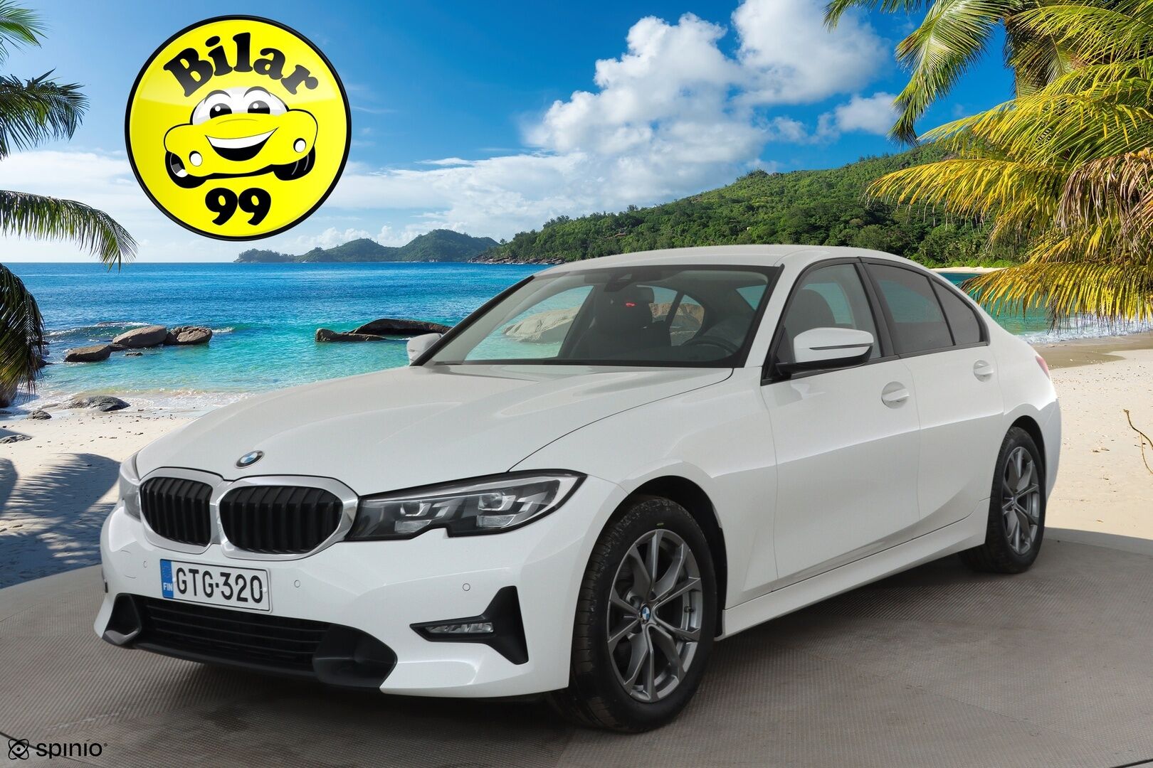 BMW 320 2020 G20 Sedan 320i A xDrive Business Sport **Webasto / LED-valot / Sporttipenkki Muistilla / P.Tutkat / Navi / Kaistavahti** - 3,99 % KORKOTARJOUS TÄHÄN AUTOON - 1-om Suomi-auto / Kahdet Renkaat