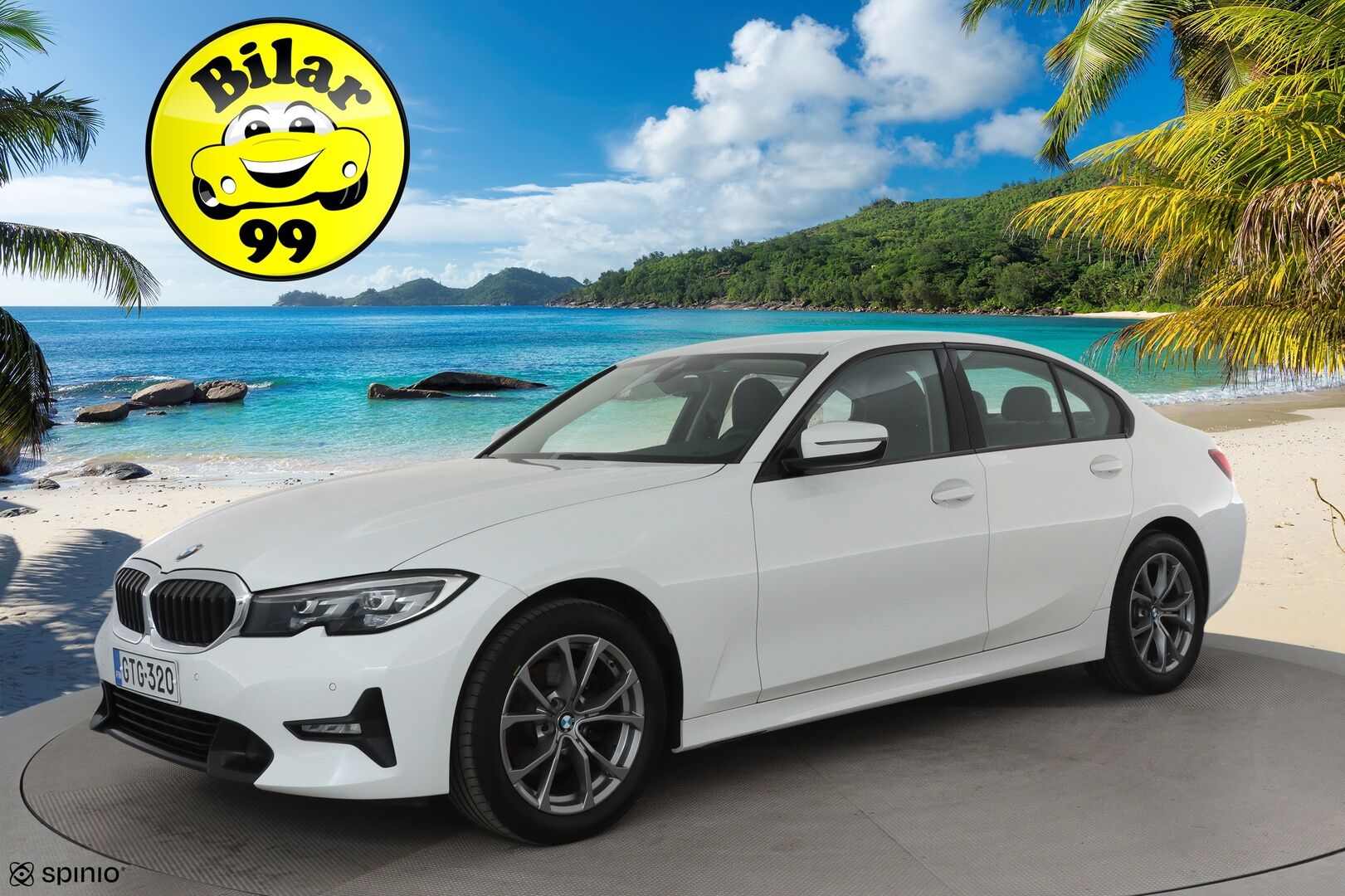 BMW 320 2020 G20 Sedan 320i A xDrive Business Sport **Webasto / LED-valot / Sporttipenkki Muistilla / P.Tutkat / Navi / Kaistavahti** - 3,99 % KORKOTARJOUS TÄHÄN AUTOON - 1-om Suomi-auto / Kahdet Renkaat