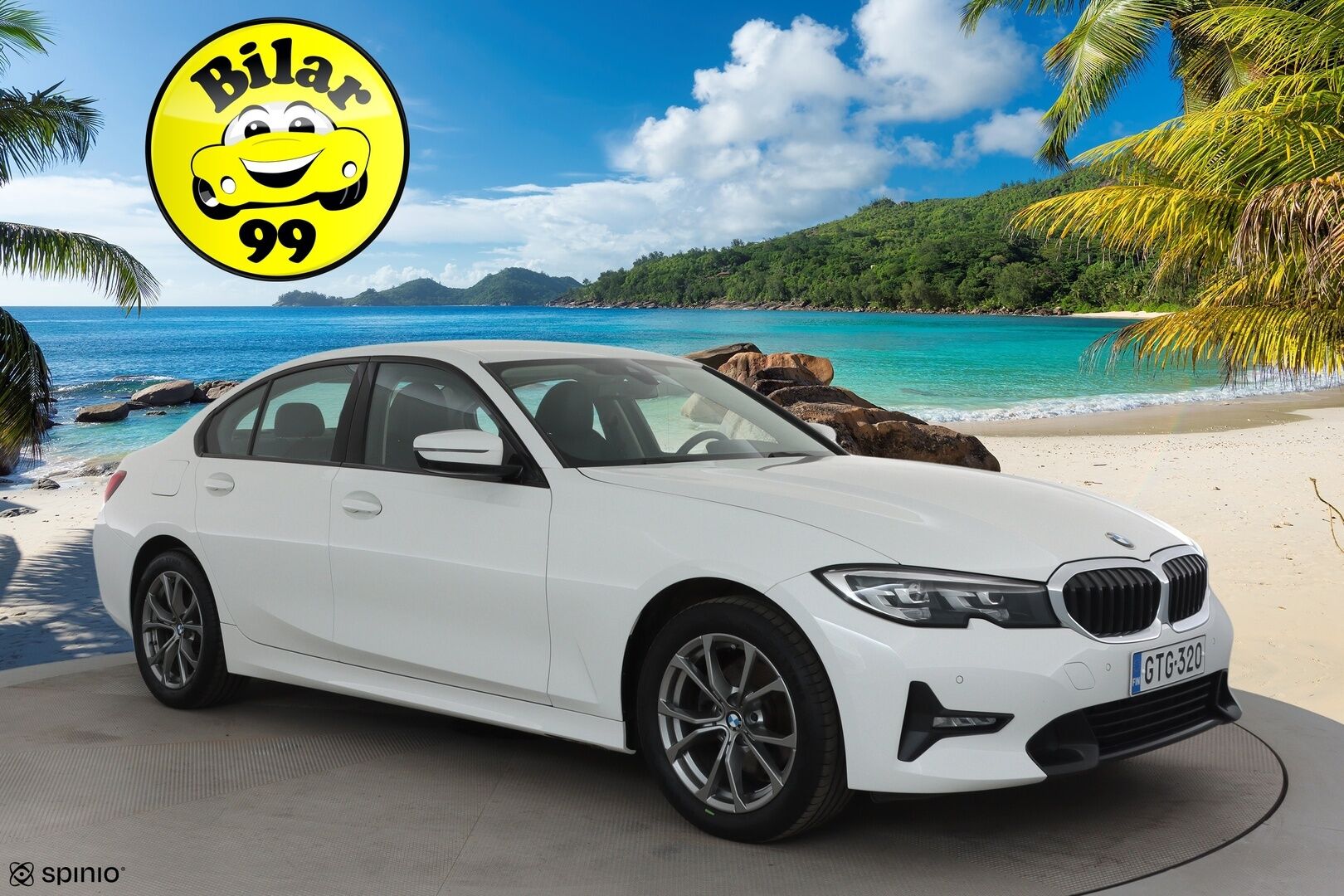 BMW 320 2020 G20 Sedan 320i A xDrive Business Sport **Webasto / LED-valot / Sporttipenkki Muistilla / P.Tutkat / Navi / Kaistavahti** - 3,99 % KORKOTARJOUS TÄHÄN AUTOON - 1-om Suomi-auto / Kahdet Renkaat