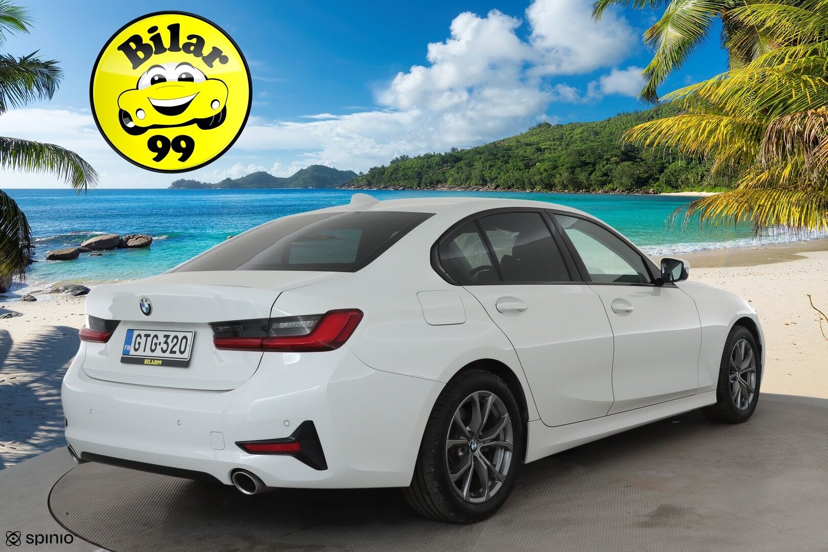 BMW 320 2020 G20 Sedan 320i A xDrive Business Sport **Webasto / LED-valot / Sporttipenkki Muistilla / P.Tutkat / Navi / Kaistavahti** - 3,99 % KORKOTARJOUS TÄHÄN AUTOON - 1-om Suomi-auto / Kahdet Renkaat
