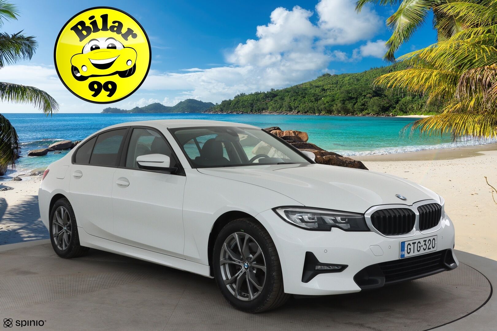 BMW 320 2020 G20 Sedan 320i A xDrive Business Sport **Webasto / LED-valot / Sporttipenkki Muistilla / P.Tutkat / Navi / Kaistavahti** - 3,99 % KORKOTARJOUS TÄHÄN AUTOON - 1-om Suomi-auto / Kahdet Renkaat
