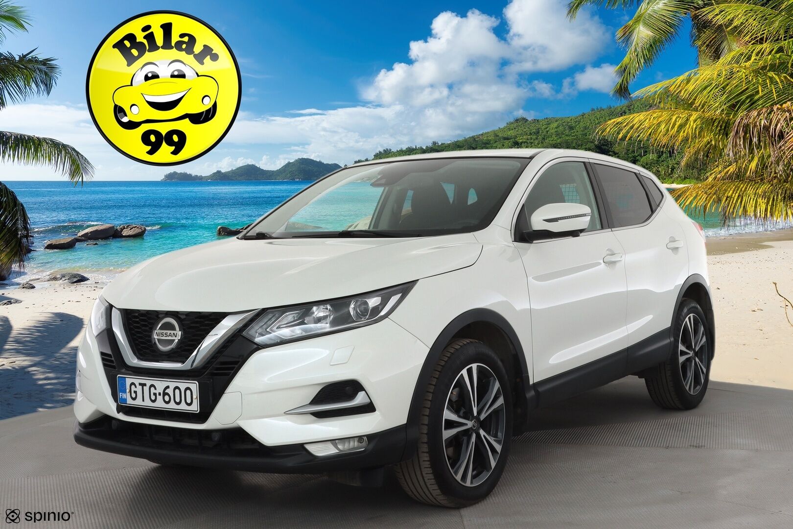 Nissan Qashqai 2020 DIG-T 160 N-Connecta 2WD DCT * Vakkari / 360° / Kaistavahti / Navi / Lohko+Sisä / Keyless / Bluetooth * - 1.Om Suomi-auto / Kahdet renkaat aluvanteilla - HULLUT AVAJAISHULINAT KORKOTARJOUS 3,29 %