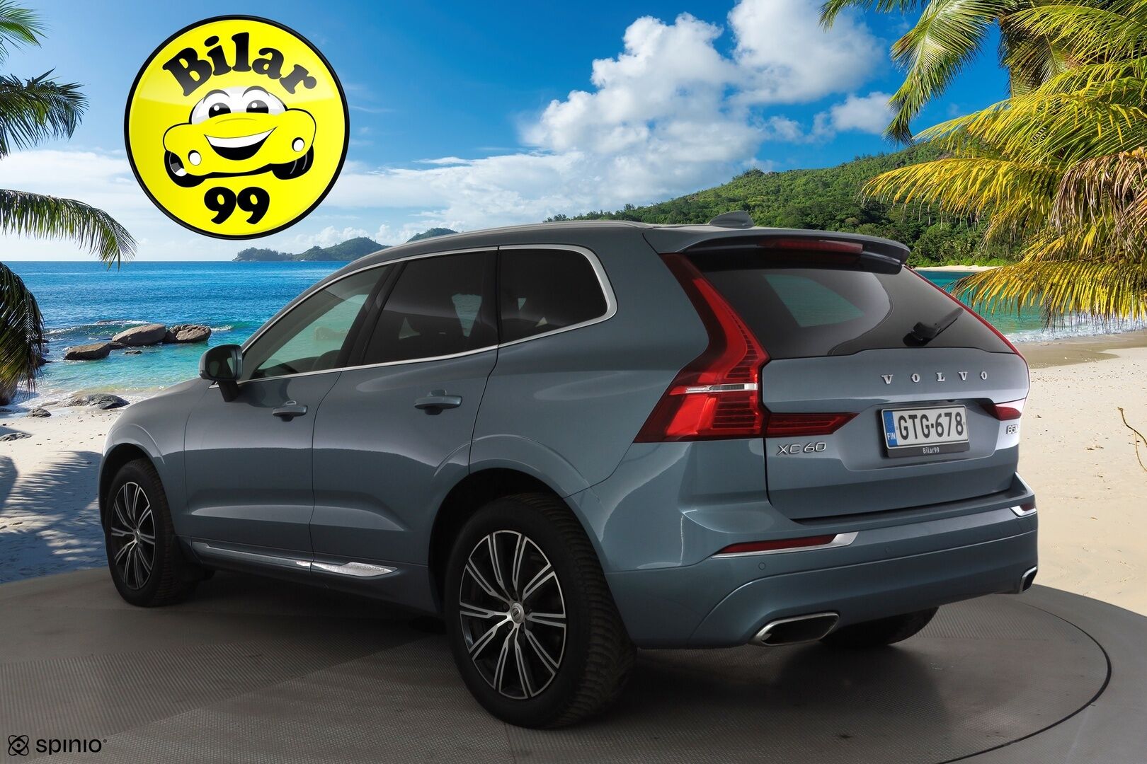 Volvo XC60 2020 B5 AWD MHEV Business Inscription aut * ACC / P.kamera / Full LED / Hierovat muistipenkit / Webasto / Koukku / KeylessGo * - Ilmastoidut nahat / Suomi-auto / Kahdet renkaat aluvanteilla