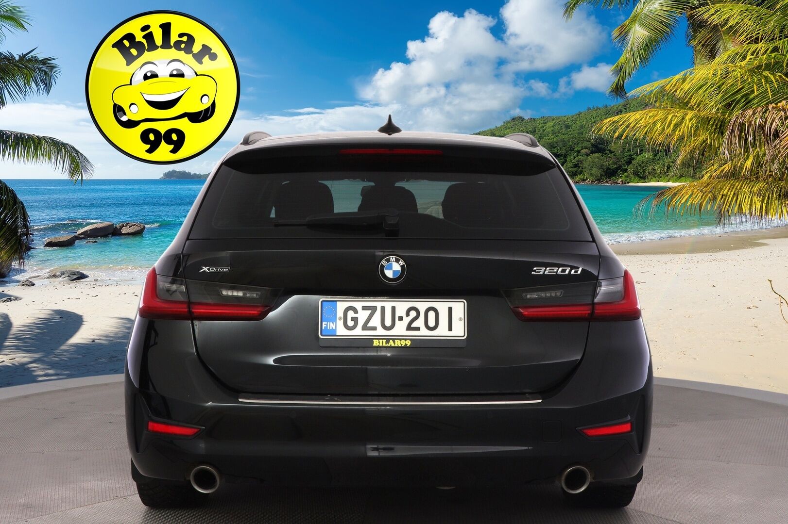 BMW 320 2021 G21 Touring 320d A xDrive Business MHEV ** Suomi-auto / Vetokoukku / Display Key / P.Tutkat / LED ** - 2-omisteinen / 2x vanteet