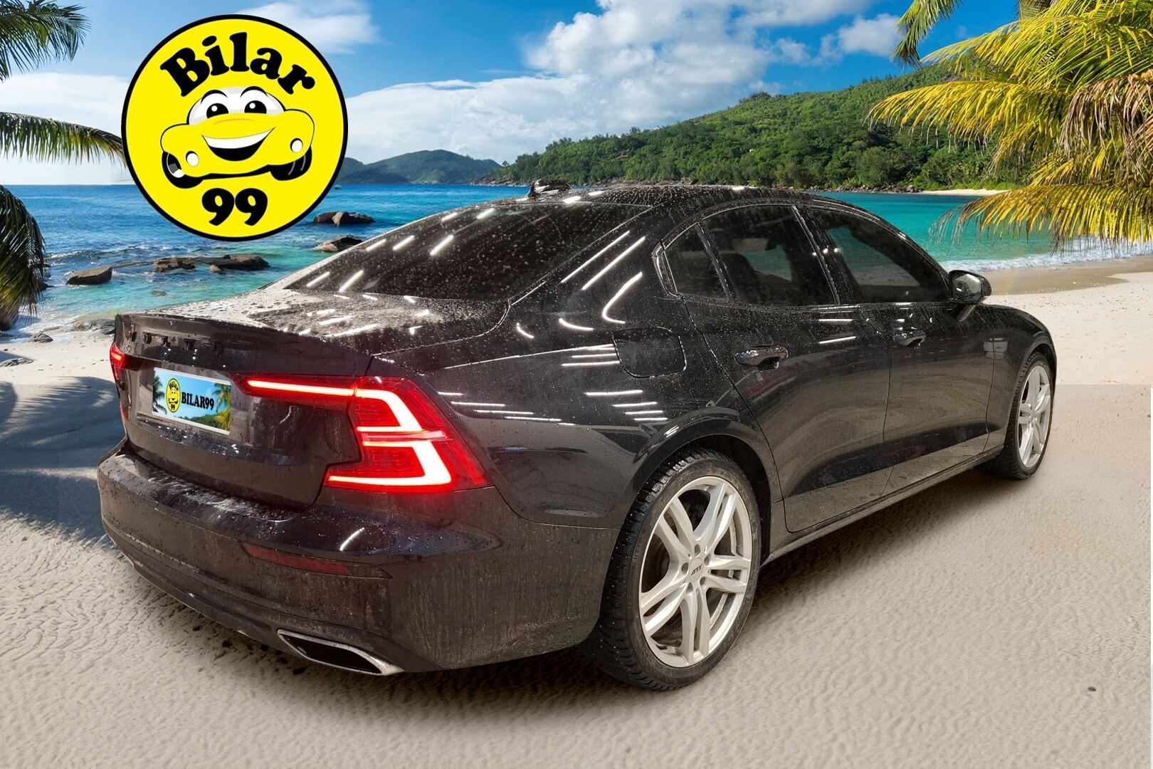 Volvo S60 2021 B5 MHEV Business Inscription / Webasto / Koukku / Adapt.Vakkari / P. Kamera / Sporttipenkki Muistilla / Kaistavahti / Keyless / - 2-om. Suomi-auto / Todella hyvä huoltohistoria! / Hyvällä maulla laitettu / Chrome delete - HULLU BLACKWEEK KORKOTARJOUS 2,49%