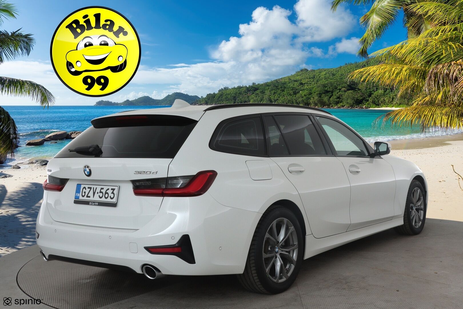 BMW 320 2021 G21 Touring 320d A xDrive Business Sport MHEV * Webasto / LED / Navi / Sporttipenkit / Sähköluukku * - Suomi-auto / Kahdet renkaat aluvanteilla / Juuri huollettuna! - HULLU BLACKWEEK KORKOTARJOUS 2,49%