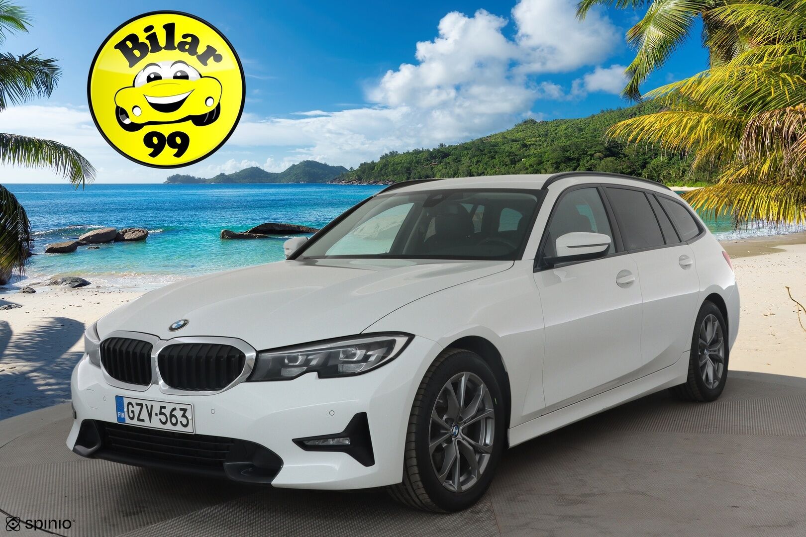 BMW 320 2021 G21 Touring 320d A xDrive Business Sport MHEV *Vakkari / Webasto / LED / Navi / Sporttipenkit / Sähköluukku* - Suomi-auto / Kahdet renkaat aluvanteilla