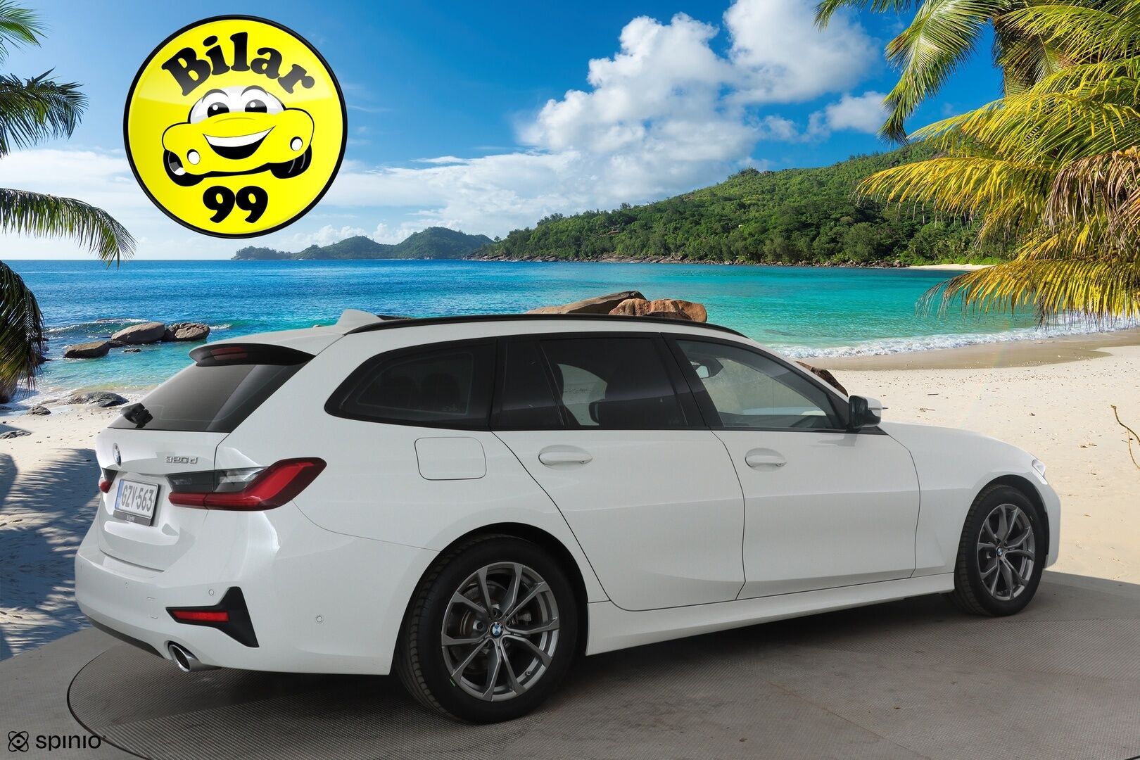 BMW 320 2021 G21 Touring 320d A xDrive Business Sport MHEV *Vakkari / Webasto / LED / Navi / Sporttipenkit / Sähköluukku* - Suomi-auto / Kahdet renkaat aluvanteilla