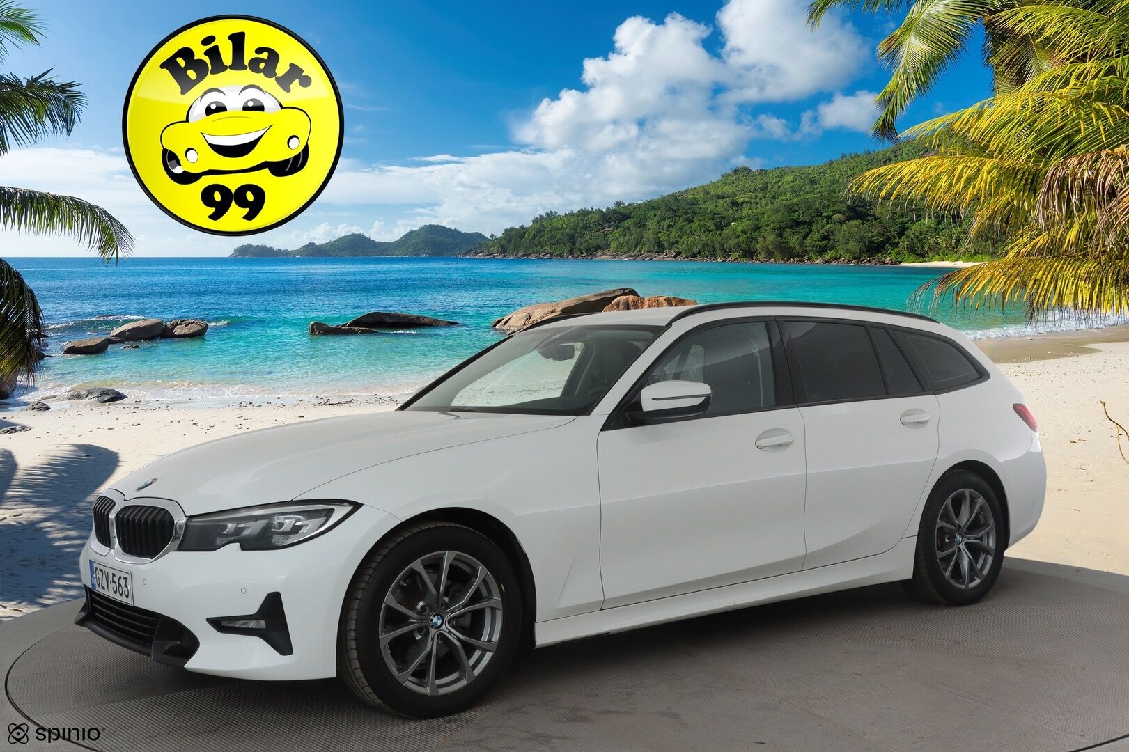 BMW 320 2021 G21 Touring 320d A xDrive Business Sport MHEV * Webasto / LED / Navi / Sporttipenkit / Sähköluukku * - Suomi-auto / Kahdet renkaat aluvanteilla / Juuri huollettuna! - HULLU BLACKWEEK KORKOTARJOUS 2,49%