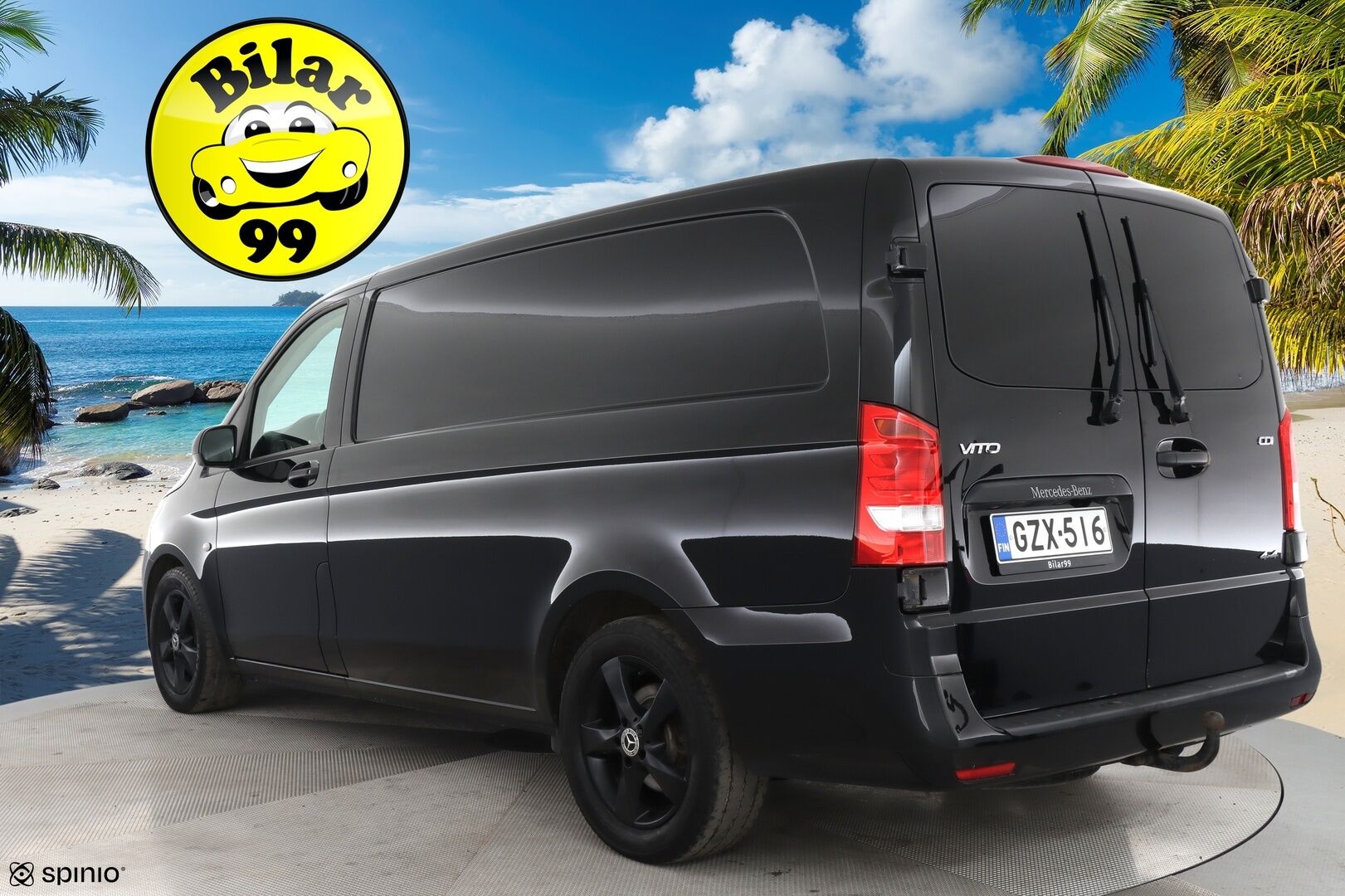 Mercedes-Benz Vito 2021 116CDI 4x4-3,05/32K keskipitkä A2 A 4MATIC Black Series / ALV / Distronic+ / Webasto / P-kamera / Koukku / Nahkasisusta - Suomi-auto / Pariovet / Siisti! - HULLUT AVAJAISHULINAT KORKOTARJOUS 3,29 %