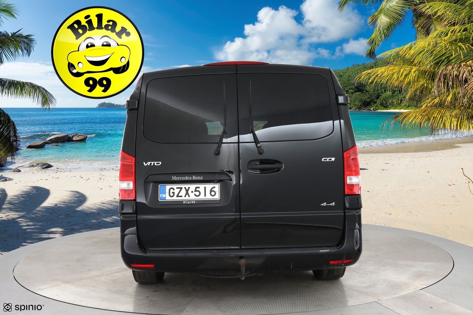 Mercedes-Benz Vito 2021 116CDI 4x4-3,05/32K keskipitkä A2 A 4MATIC Black Series / ALV / Distronic+ / Webasto / P-kamera / Koukku / Nahkasisusta - Suomi-auto / Pariovet / Siisti! - HULLUT AVAJAISHULINAT KORKOTARJOUS 3,29 %