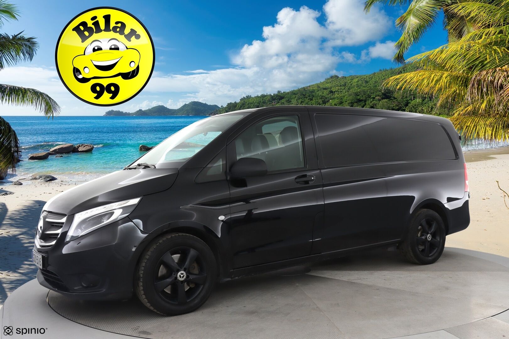 Mercedes-Benz Vito 2021 116CDI 4x4-3,05/32K keskipitkä A2 A 4MATIC Black Series / ALV / Distronic+ / Webasto / P-kamera / Koukku / Nahkasisusta - Suomi-auto / Pariovet / Siisti! - HULLUT AVAJAISHULINAT KORKOTARJOUS 3,29 %