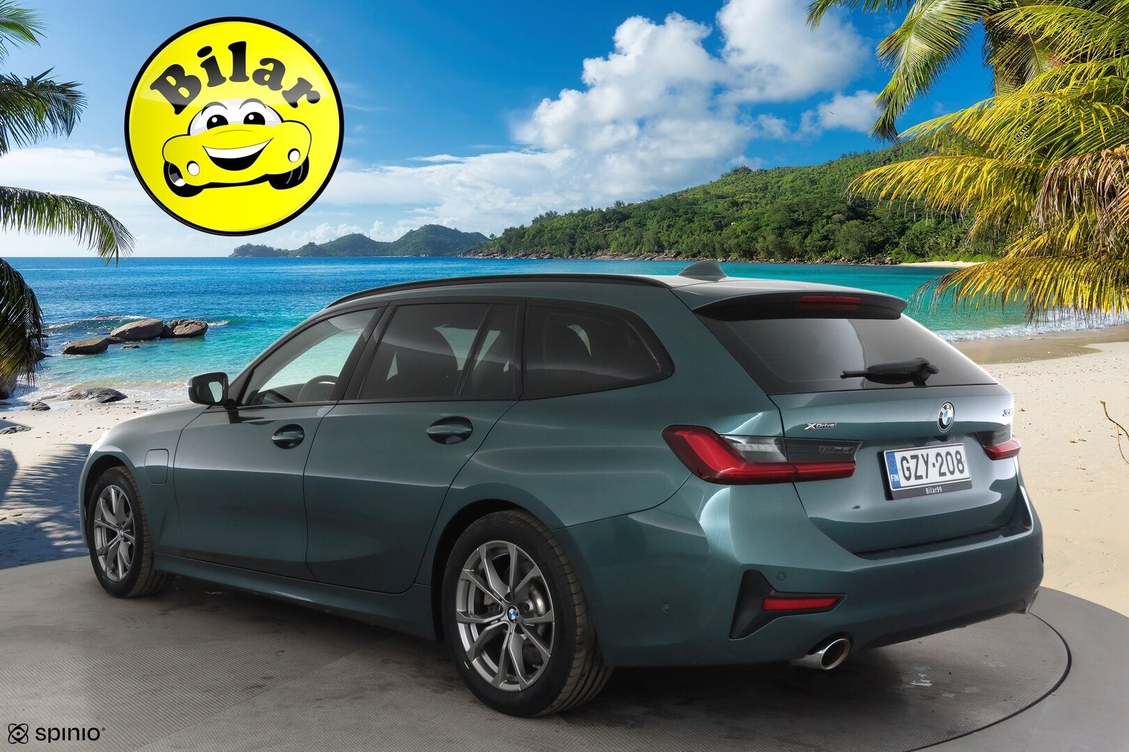 BMW 330 2021 G21 Touring 330e xDrive A Charged Edition Sport * ACC / Koukku / P.Kamera / Muistipenkki / Comfort Access / Navi / LED * - Suomi-auto / Kahdet renkaat aluvanteilla / Upeasti varusteltu yksilö ainutlaatuisella ulkovärillä!