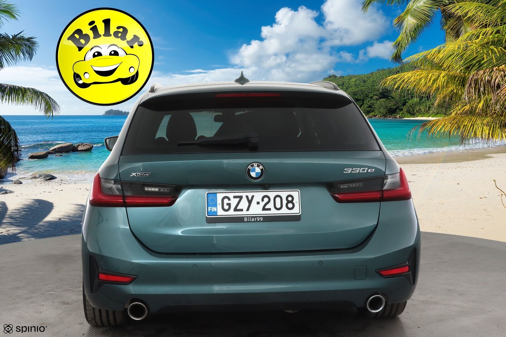 BMW 330 2021 G21 Touring 330e xDrive A Charged Edition Sport * ACC / Koukku / P.Kamera / Muistipenkki / Comfort Access / Navi / LED * - Suomi-auto / Kahdet renkaat aluvanteilla / Upeasti varusteltu yksilö ainutlaatuisella ulkovärillä!