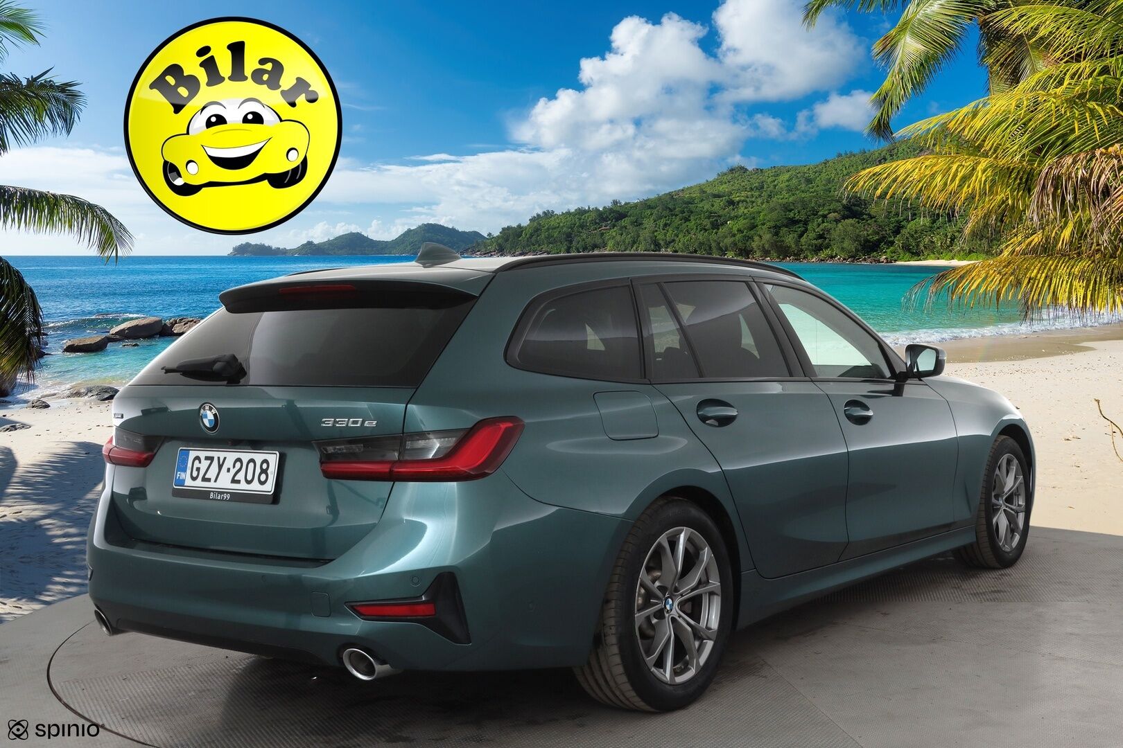 BMW 330 2021 G21 Touring 330e xDrive A Charged Edition Sport * ACC / Koukku / P.Kamera / Muistipenkki / Comfort Access / Navi / LED * - Suomi-auto / Kahdet renkaat aluvanteilla / Upeasti varusteltu yksilö ainutlaatuisella ulkovärillä!