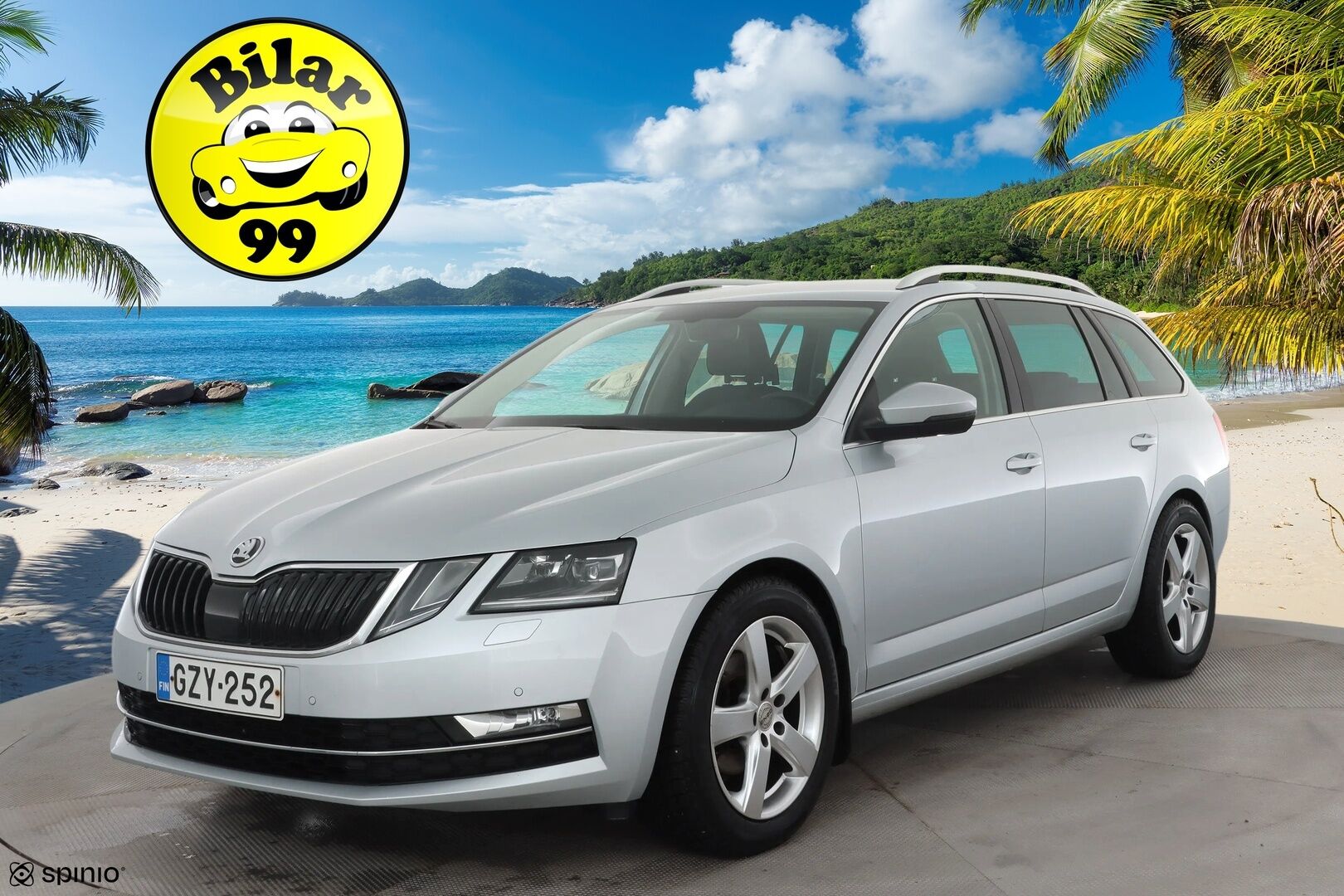 Skoda Octavia 2019 Combi 1,5 TSI Style DSG * ACC / P.kamera / Canton / Webasto / Navi / Digimittaristo / Koukku / Puolinahat / Ratinlämmitin * - Kahdet renkaat aluvanteilla