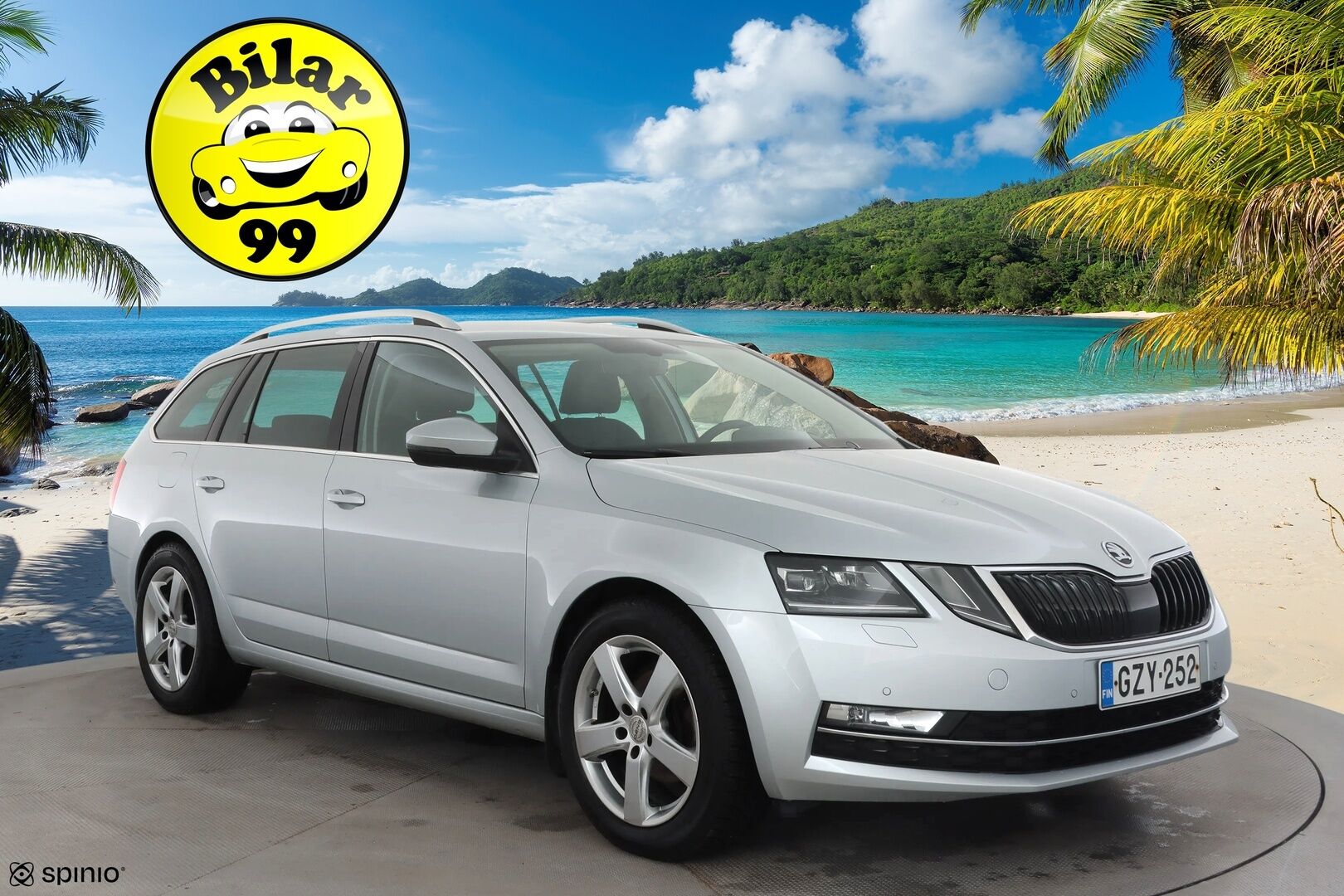 Skoda Octavia 2019 Combi 1,5 TSI Style DSG * ACC / P.kamera / Canton / Webasto / Navi / Digimittaristo / Koukku / Puolinahat / Ratinlämmitin * - Kahdet renkaat aluvanteilla