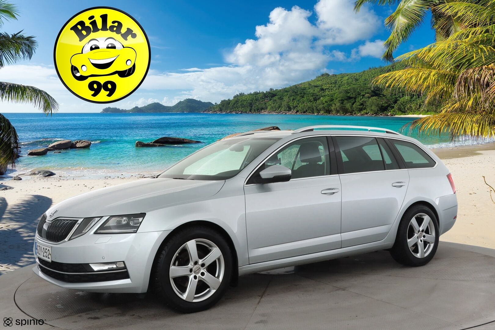 Skoda Octavia 2019 Combi 1,5 TSI Style DSG * ACC / P.kamera / Canton / Webasto / Navi / Digimittaristo / Koukku / Puolinahat / Ratinlämmitin * - Kahdet renkaat aluvanteilla