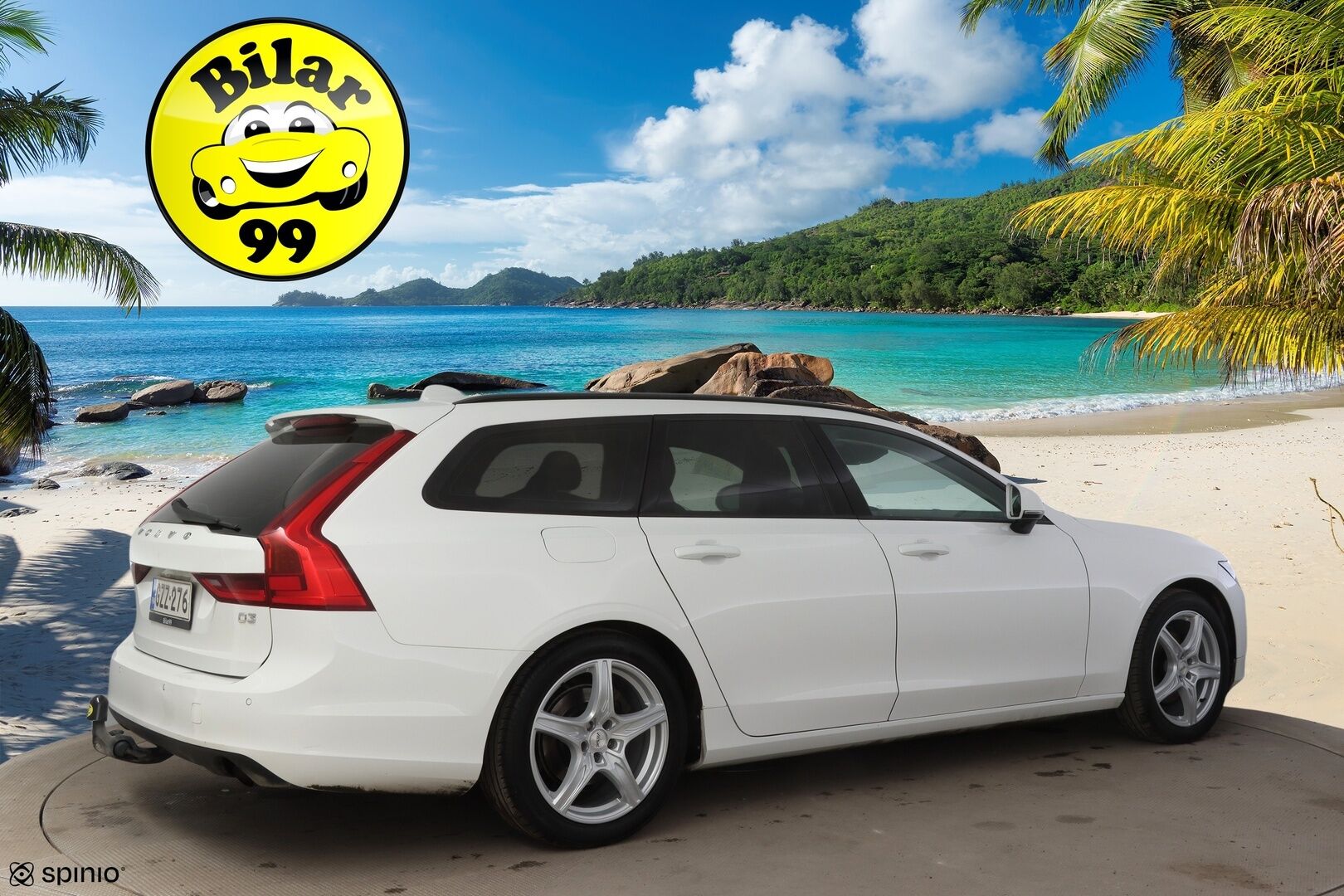 Volvo V90 2017 D3 Business YritysOutlet - Myydään vain yrityksille * Pilot Assist / Webasto / Vetokoukku / Ratin lämmitys * - 2x renkaat / Hihna vaihdettu 350tkm kohdalla / Ei AdBlueta!