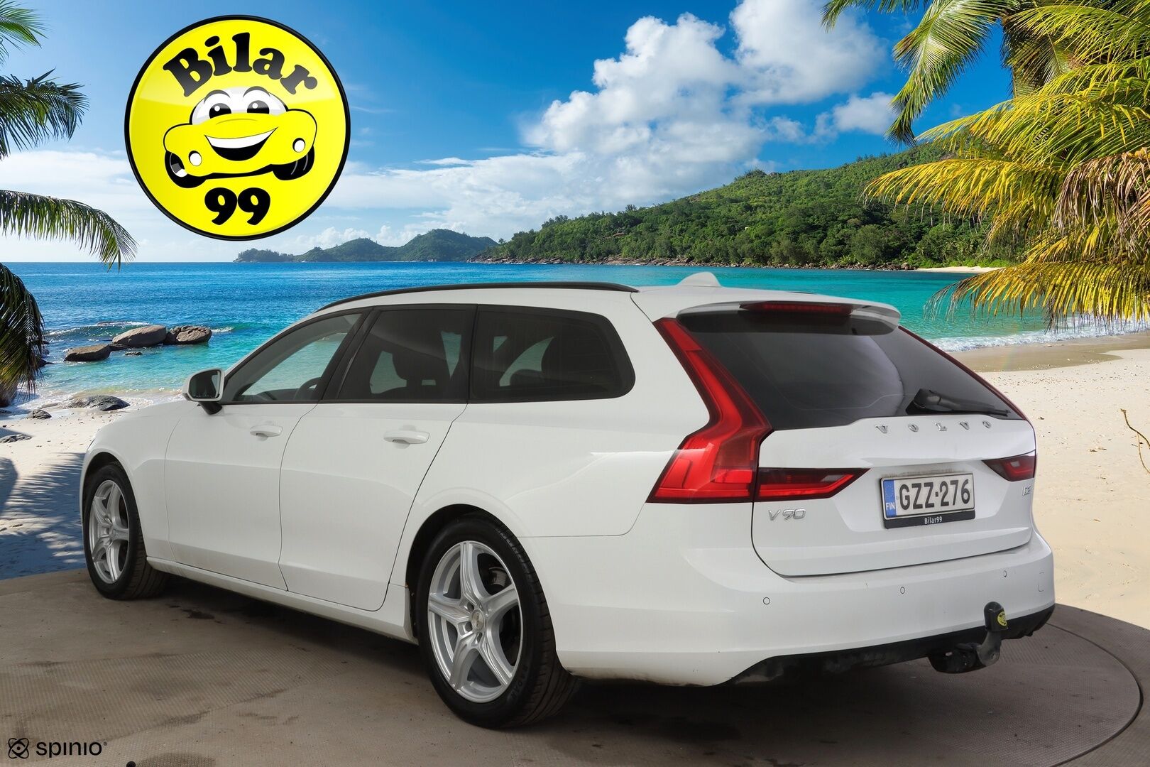 Volvo V90 2017 D3 Business YritysOutlet - Myydään vain yrityksille * Pilot Assist / Webasto / Vetokoukku / Ratin lämmitys * - 2x renkaat / Hihna vaihdettu 350tkm kohdalla / Ei AdBlueta!