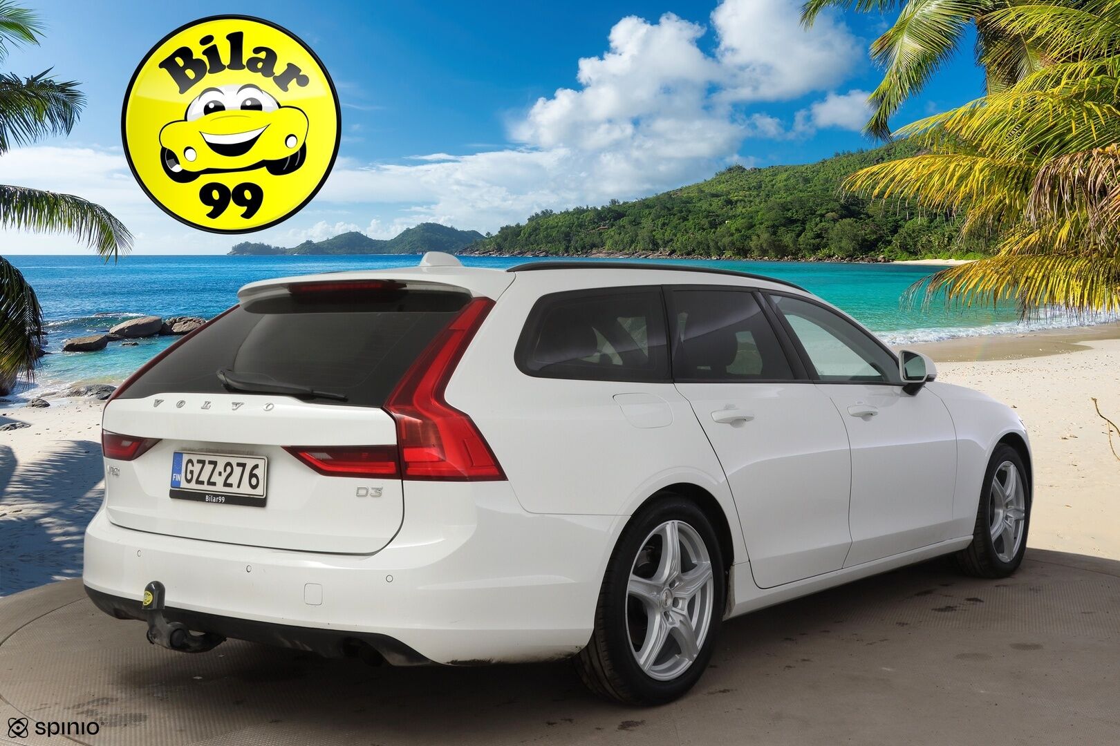 Volvo V90 2017 D3 Business YritysOutlet - Myydään vain yrityksille * Pilot Assist / Webasto / Vetokoukku / Ratin lämmitys * - 2x renkaat / Hihna vaihdettu 350tkm kohdalla / Ei AdBlueta!