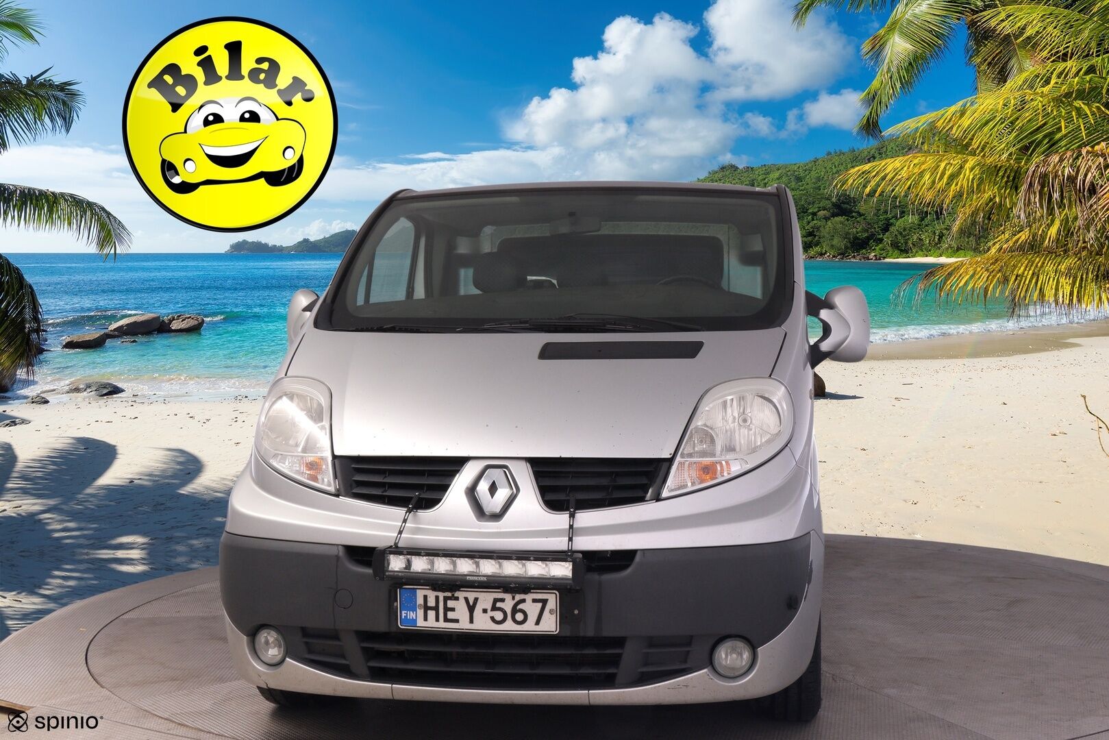 Renault Trafic 2009 TRAFIC FOURGON Umpikorinen - Myydään Huutokaupat.com - | Webasto | Koukku | Ilmastointi | Kahdet Asialliset Renkaat |