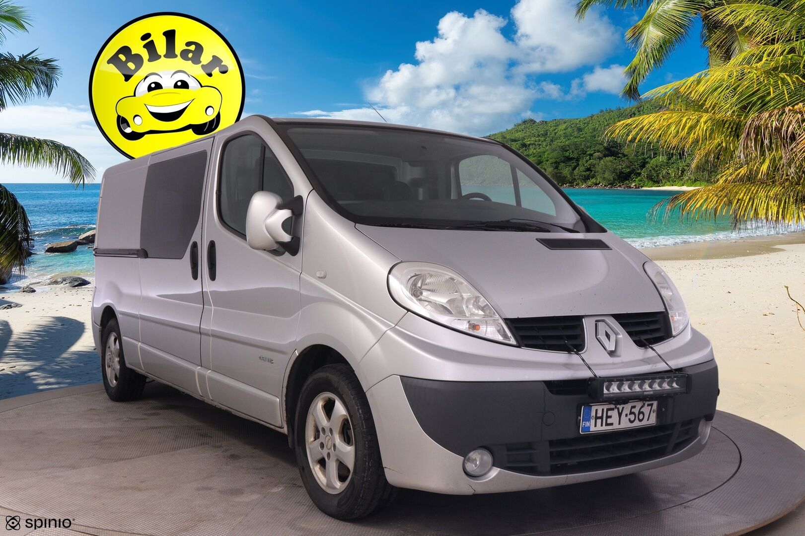 Renault Trafic 2009 TRAFIC FOURGON Umpikorinen - Myydään Huutokaupat.com - | Webasto | Koukku | Ilmastointi | Kahdet Asialliset Renkaat |