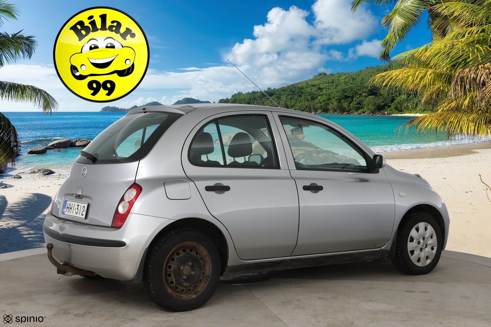 Nissan Micra 2007 4D MICRA HATCHBACK 1.2-FBAK12/243 / Suomi auto / Vetokoukku / lohkolämmitin / YritysOutlet - Myydään vain yrityksille - * Tämä auto myydään YritysOutlet -valikoimasta vain yritykselle