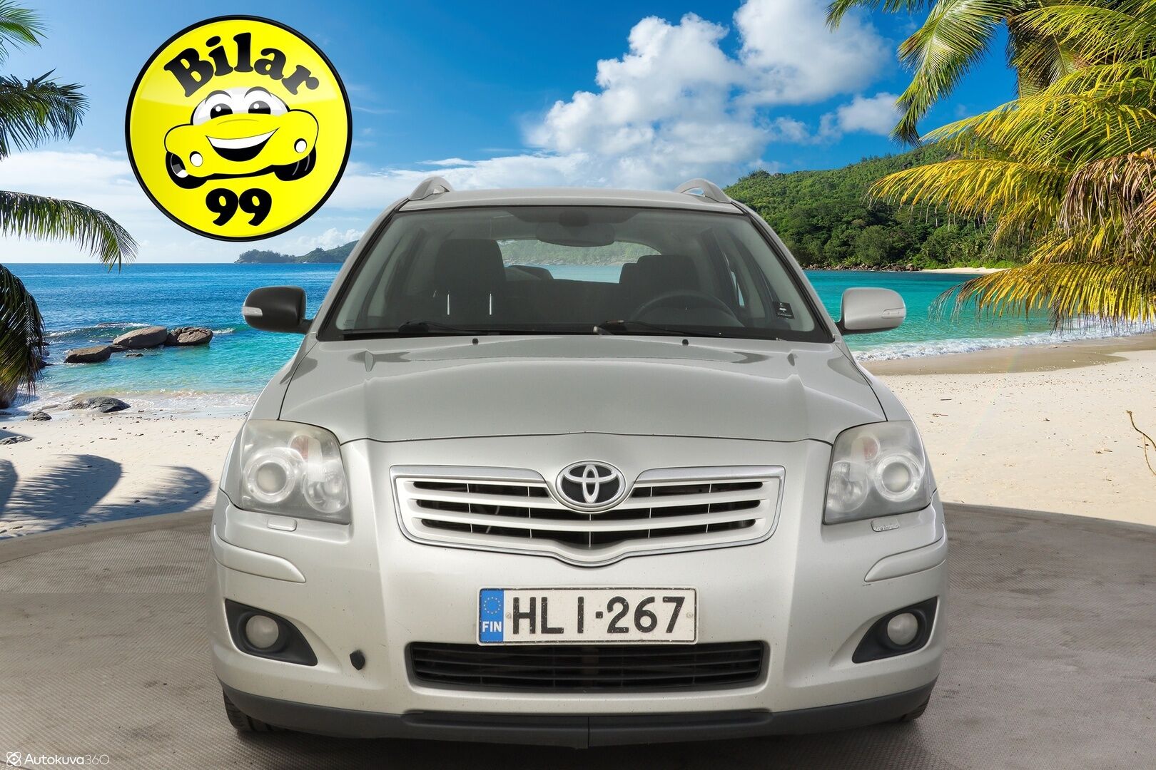 Toyota Avensis 2007 2,2 D-4D 150 Clean Power Linea Sol Elegant Wagon ** Myydään huutokaupat.com / Lohkolämmitin / Vakkari / 2x renkaat **