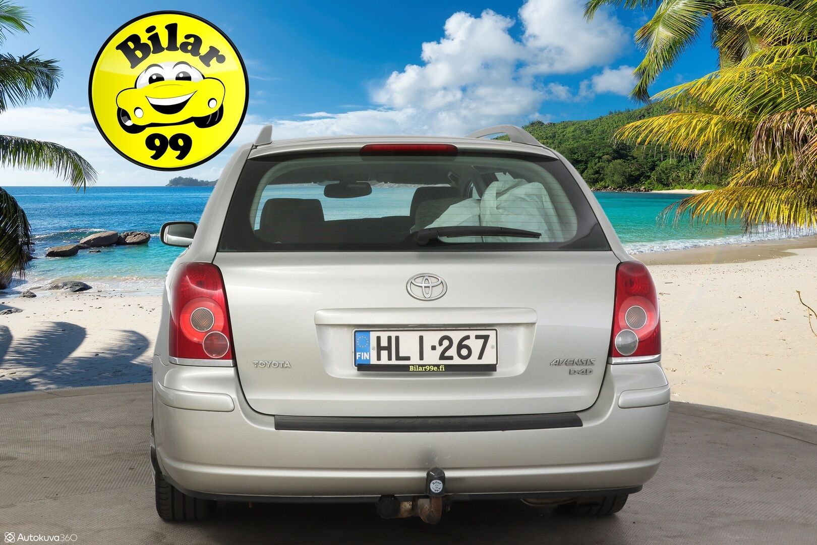 Toyota Avensis 2007 2,2 D-4D 150 Clean Power Linea Sol Elegant Wagon ** Myydään huutokaupat.com / Lohkolämmitin / Vakkari / 2x renkaat **