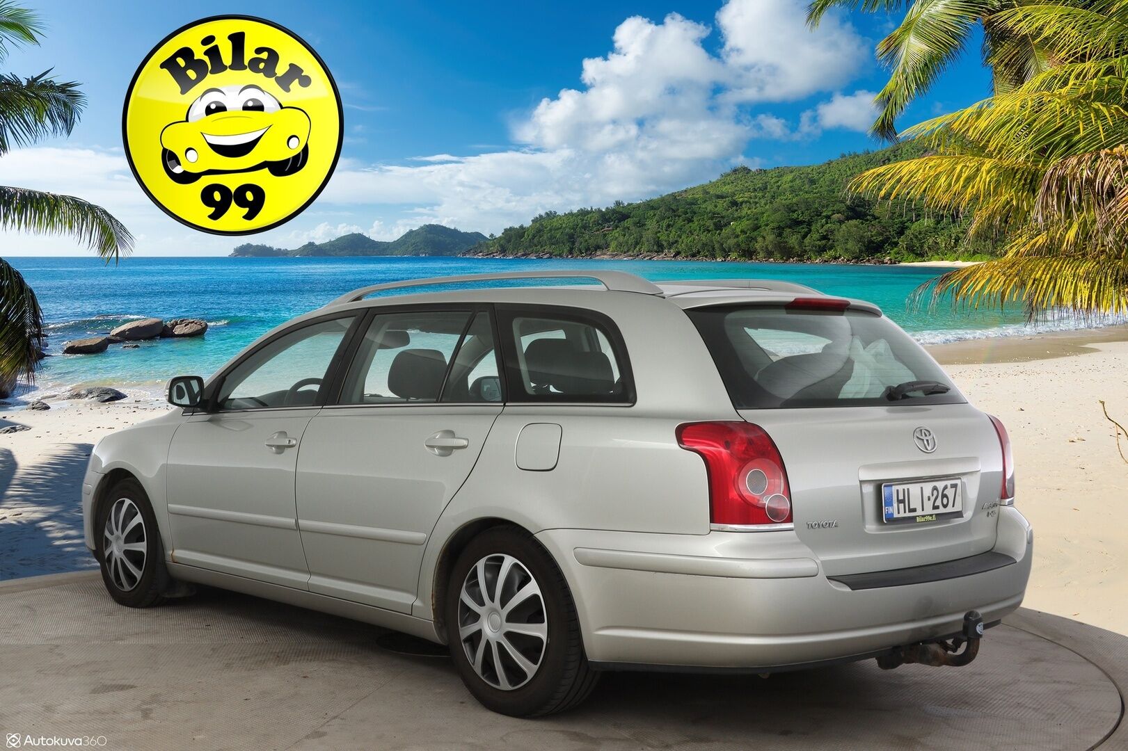 Toyota Avensis 2007 2,2 D-4D 150 Clean Power Linea Sol Elegant Wagon ** Myydään huutokaupat.com / Lohkolämmitin / Vakkari / 2x renkaat **