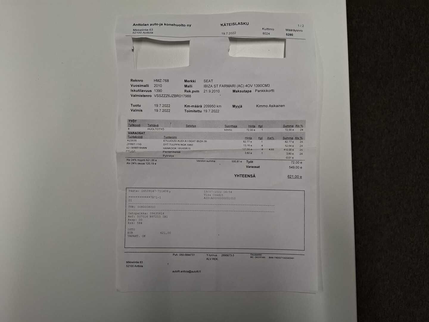 Seat Ibiza ST 2010 1,4 Style / YritysOutlet - Myydään vain yrityksille / - 3-om. Suomi-auto / Vakkari / Lohko+sisäp. / Todella hyvät huollot! / Todella siisti!