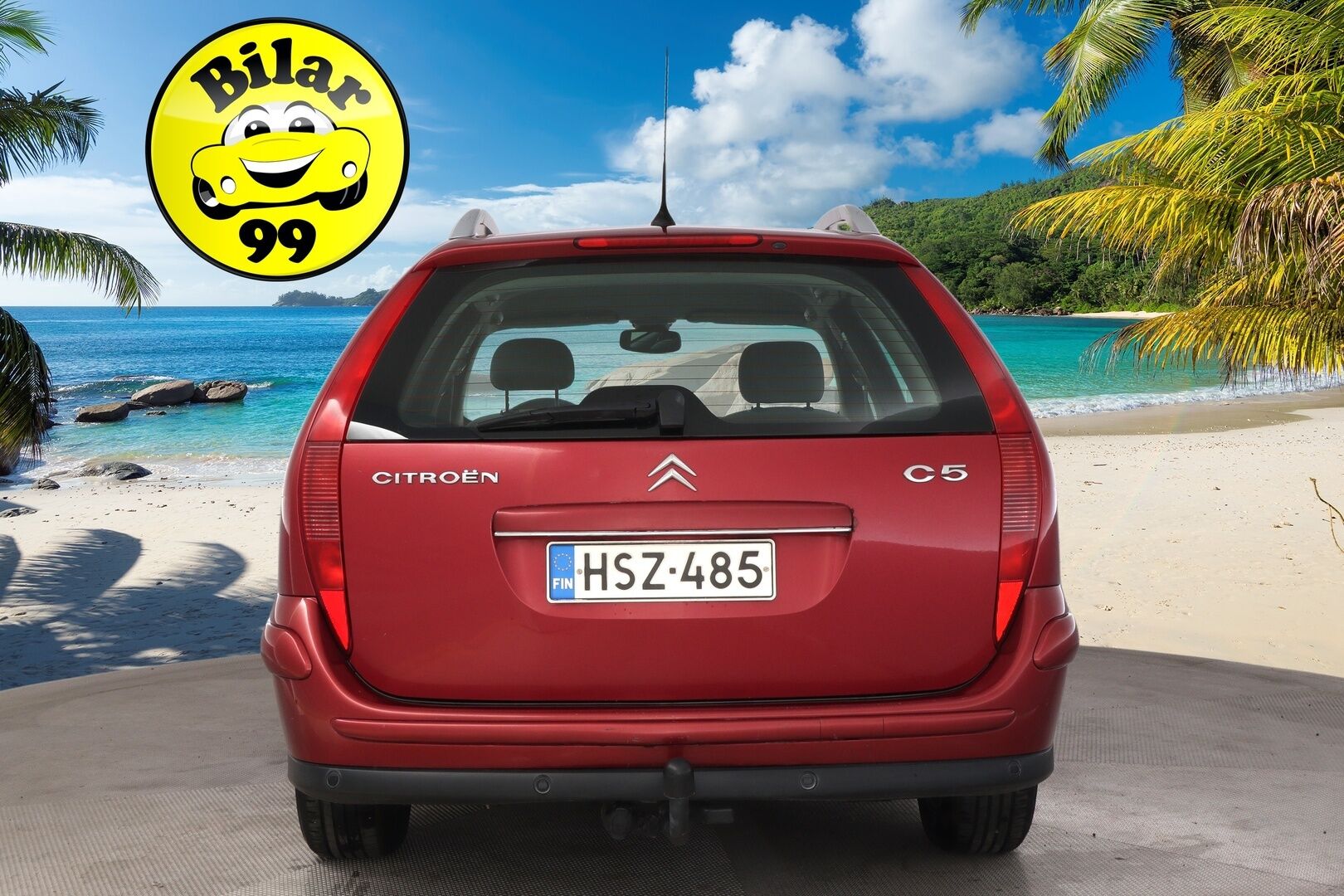 Citroen C5 2004 *Myydään Huutokaupat.com* - *Ilmastointi / Koukku / 2x Vanteet ja renkaat*
