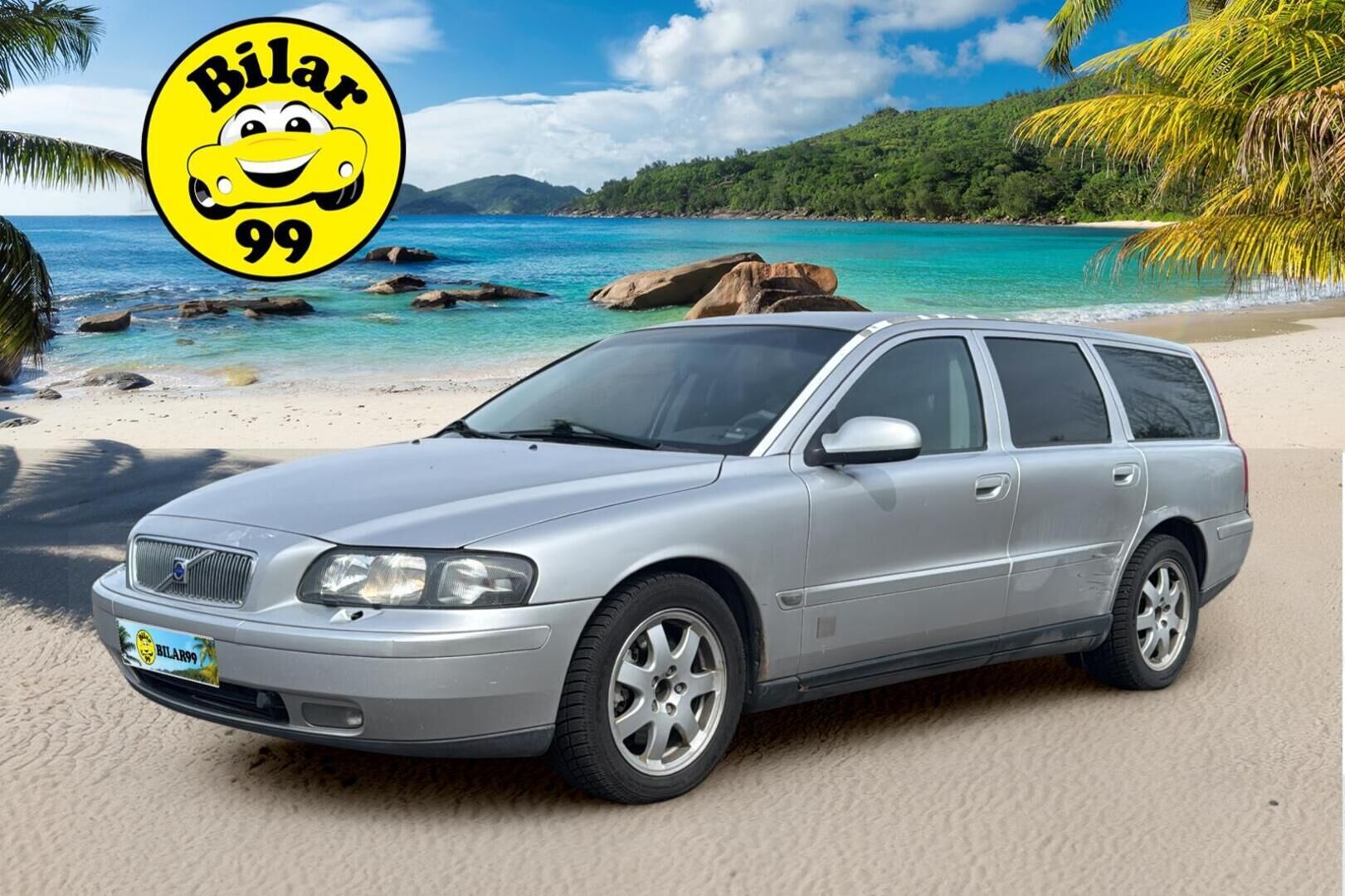Volvo V70 2002 2,4T aut. *YritysOulet - Myydään vain Yrityksille* - | Juuri katsastettu | Nahkapenkit | Koukku | Lohko