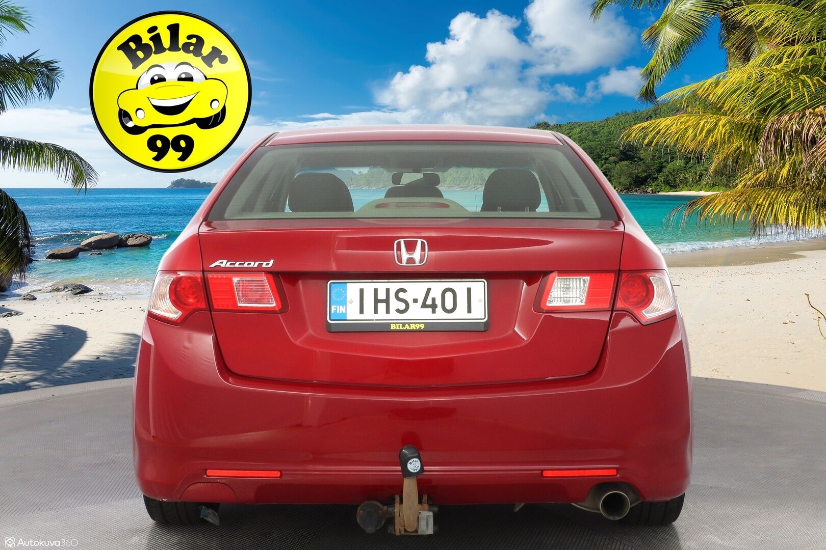 Honda Accord 2010 4D 2,0 Comfort - *Koukku / Lohko / Kahdet renkaat*