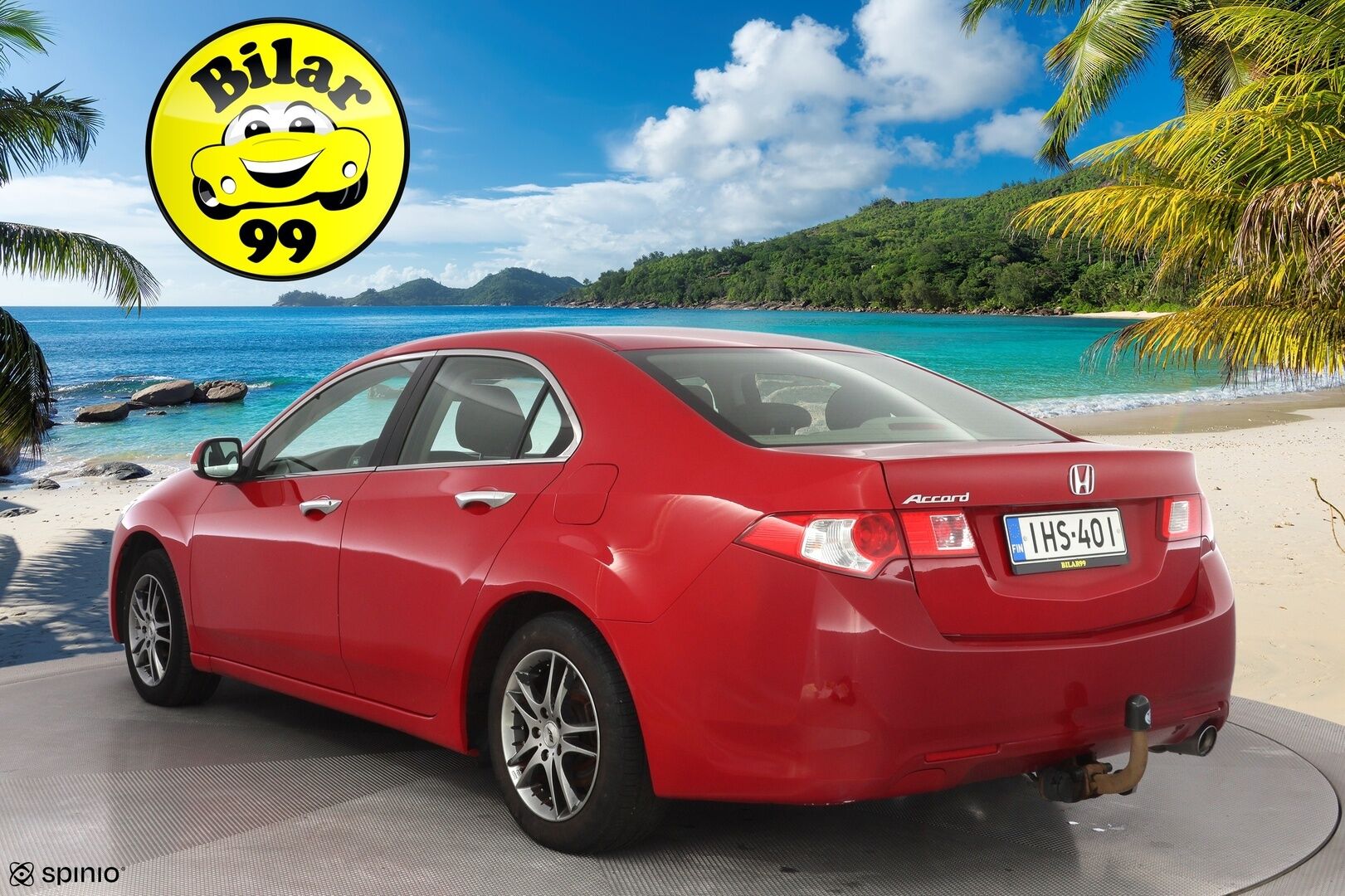 Honda Accord 2010 2.0 Comfort *Lohko / Vetokoukku / Isofix* - Suomi-auto / Kahdet renkaat / Säännöllinen huoltohistoria / Viimeisin huolto 226tkm