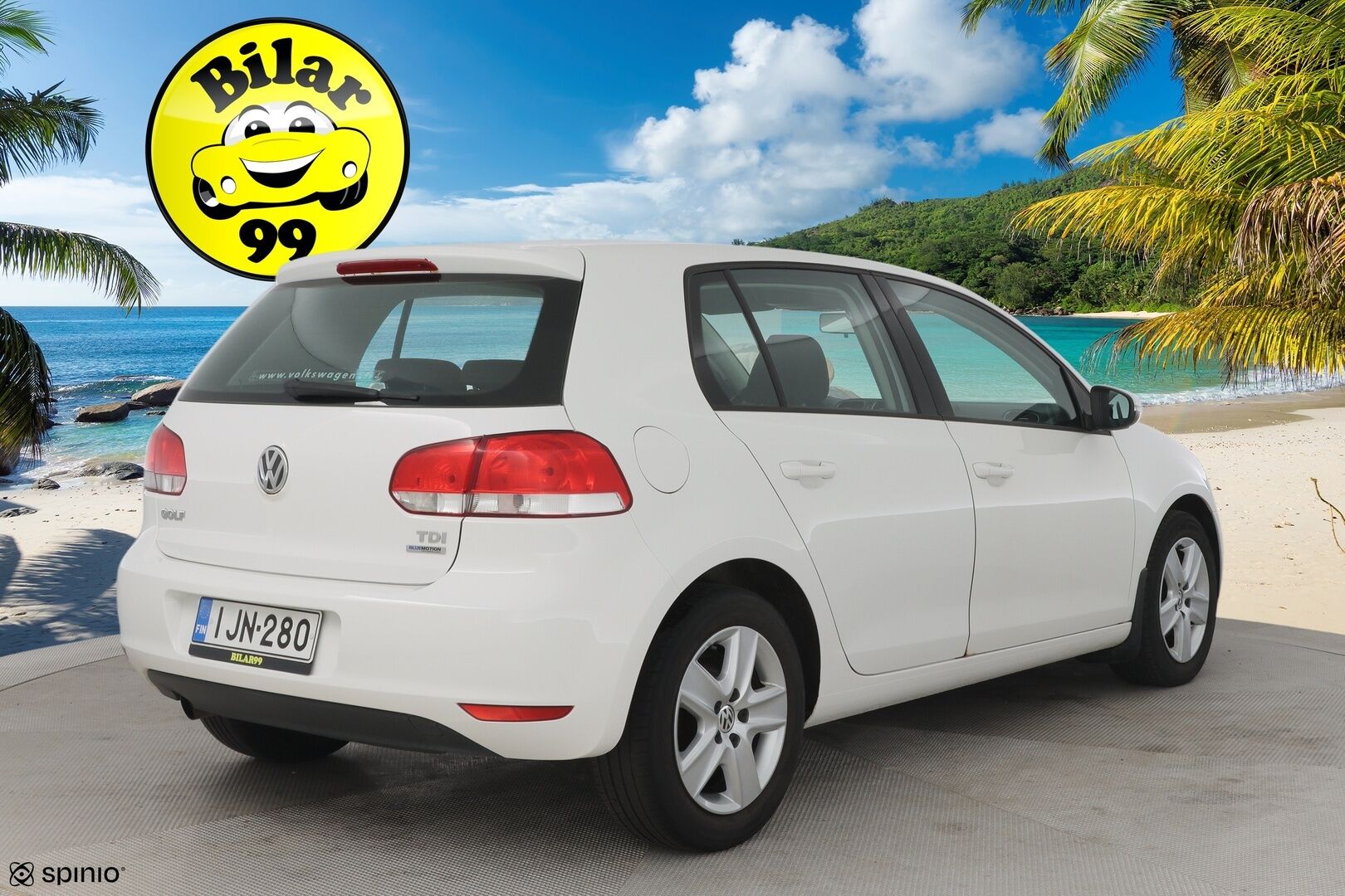 Volkswagen Golf 2010 Comfortline 1,6 TDI 77 kW (105 hv) BlueMotion Technology * Lohko + sisä / Suomi-Auto / Vakkari / Aut. ilm* - Jakopää 7/2025 / Huolto 7/2025 / Ilmastointi täytetty 7/2025 / Renkaat ok *