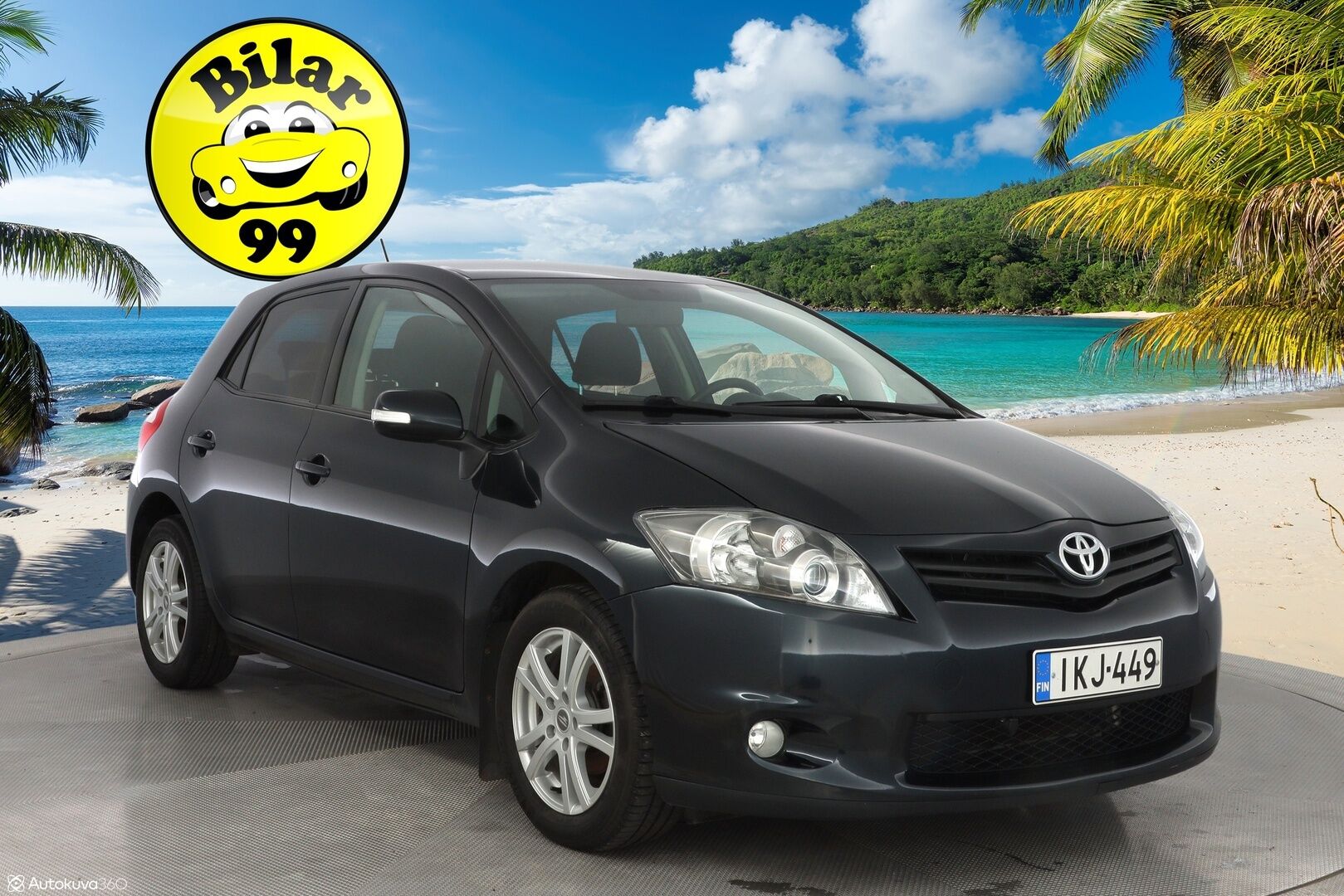 Toyota Auris 2012 1,6 Valvematic Sol Edition - Webasto / Ilmastointi / Vakionopeudensäädin / Siisti / Kahdet renkaat alumiinivantein