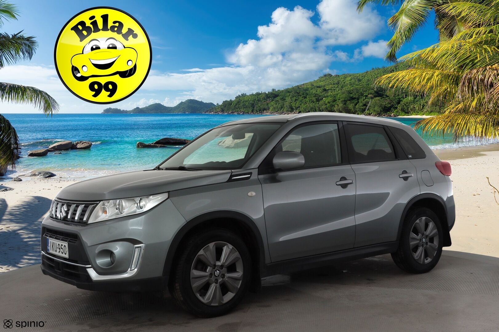 Suzuki Vitara 2019 112 BOOSTERJET 4WD GL+ 6AT * Suomi-auto / ACC / P.kamera / Lohkolämmitin / Koukku * - Kahdet renkaat aluvanteilla - HULLU BLACKWEEK KORKOTARJOUS 2,49%