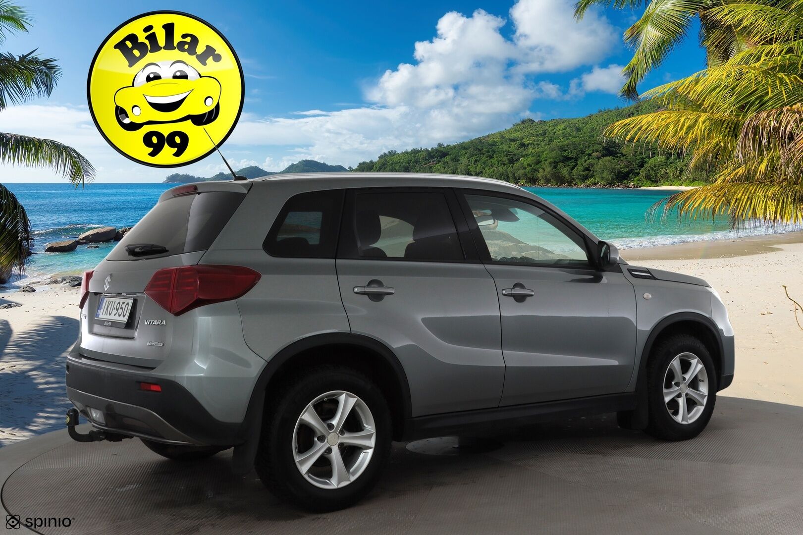 Suzuki Vitara 2019 112 BOOSTERJET 4WD GL+ 6AT * Suomi-auto / ACC / P.kamera / Lohkolämmitin / Koukku * - Kahdet renkaat aluvanteilla - HULLU BLACKWEEK KORKOTARJOUS 2,49%