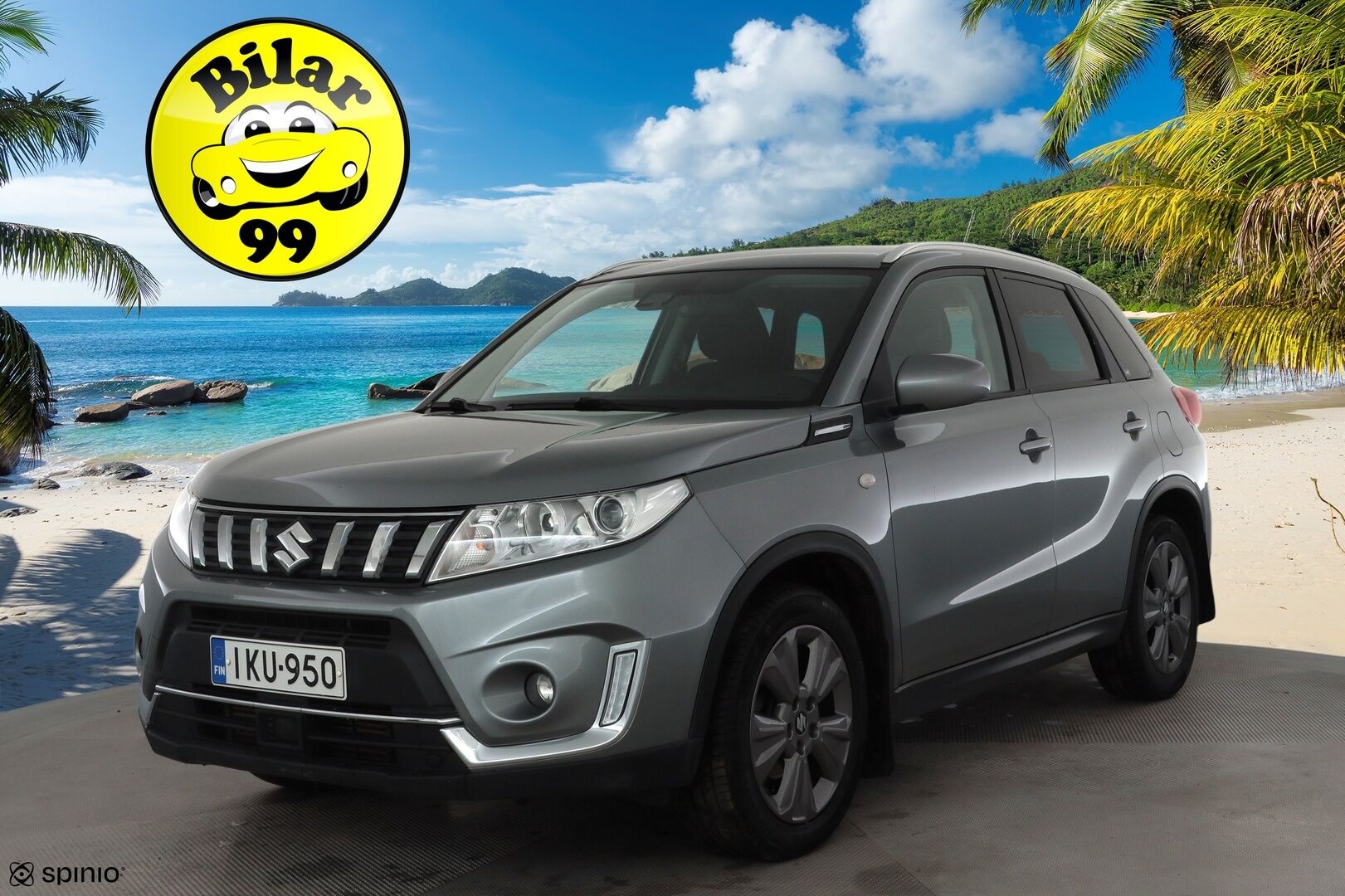Suzuki Vitara 2019 112 BOOSTERJET 4WD GL+ 6AT * Suomi-auto / ACC / P.kamera / Lohkolämmitin / Koukku * - Kahdet renkaat aluvanteilla