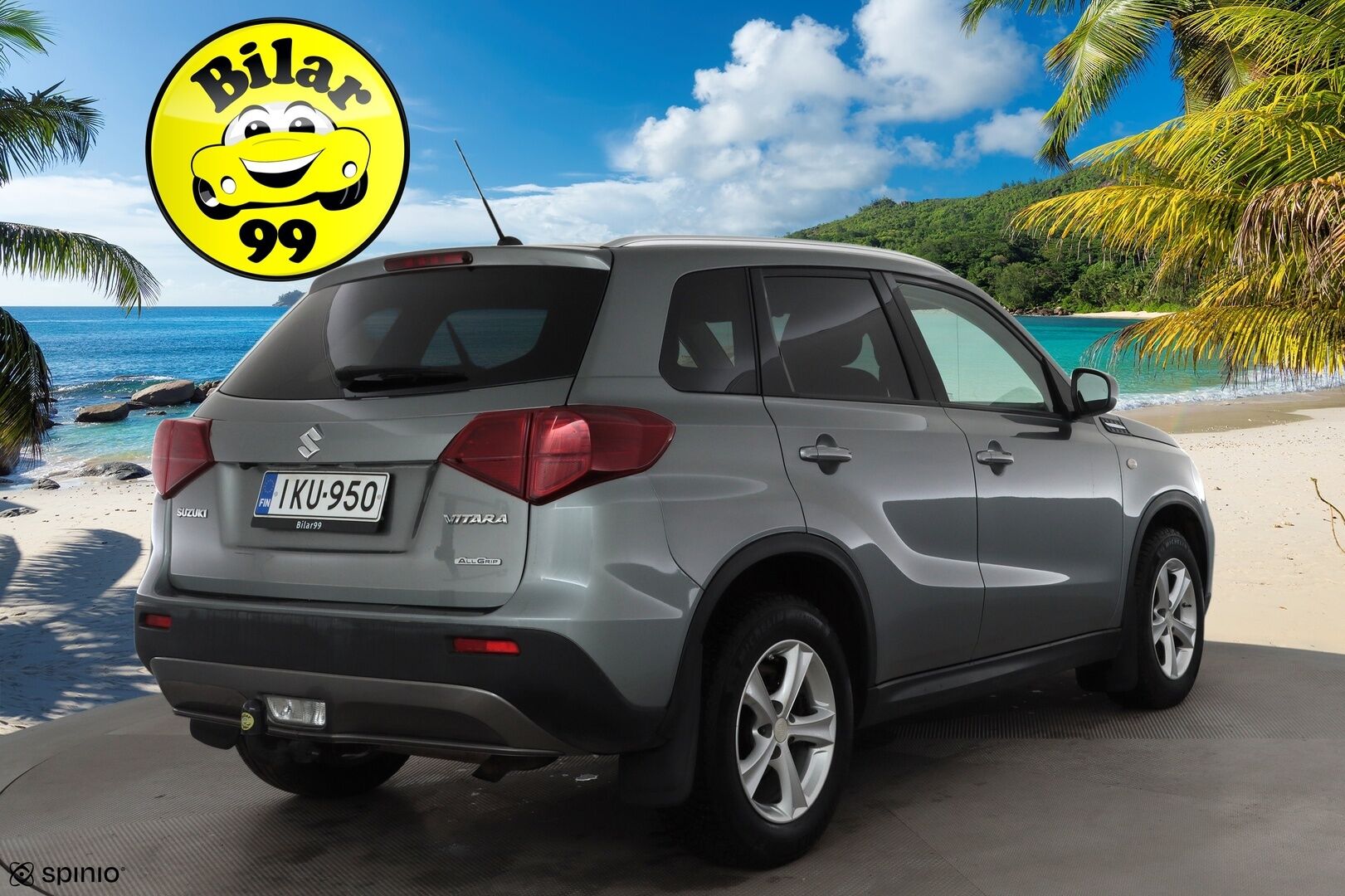 Suzuki Vitara 2019 112 BOOSTERJET 4WD GL+ 6AT * Suomi-auto / ACC / P.kamera / Lohkolämmitin / Koukku * - Kahdet renkaat aluvanteilla