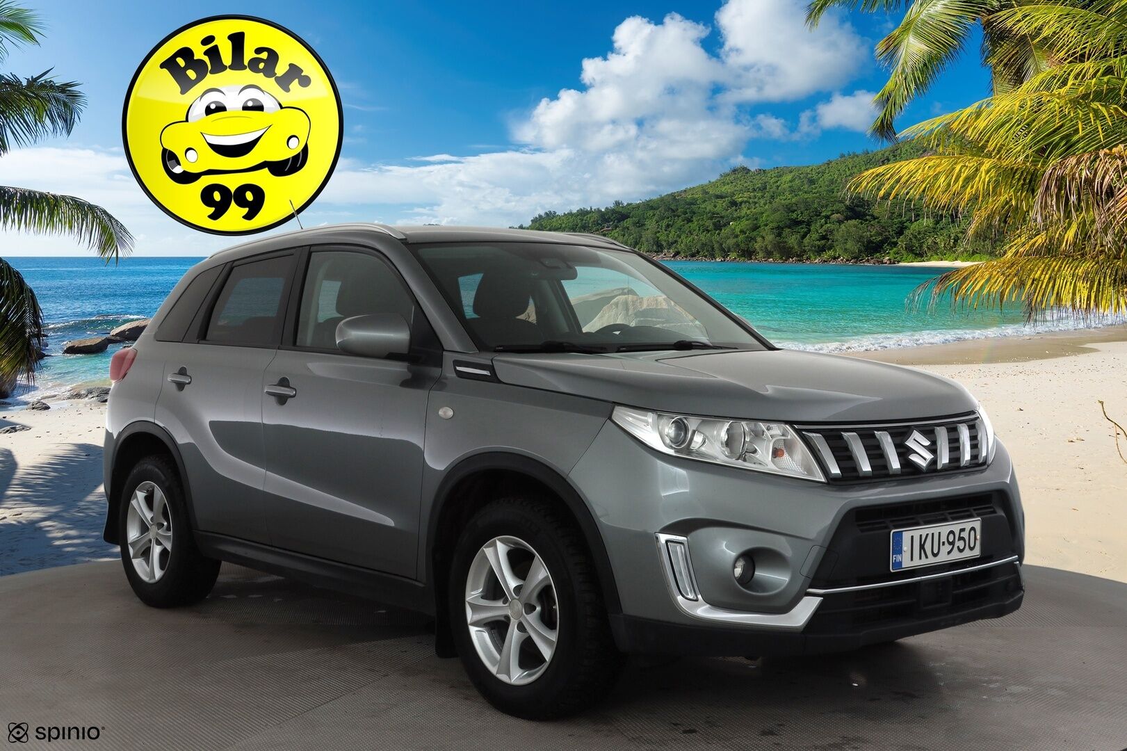 Suzuki Vitara 2019 112 BOOSTERJET 4WD GL+ 6AT * Suomi-auto / ACC / P.kamera / Lohkolämmitin / Koukku * - Kahdet renkaat aluvanteilla - HULLU BLACKWEEK KORKOTARJOUS 2,49%