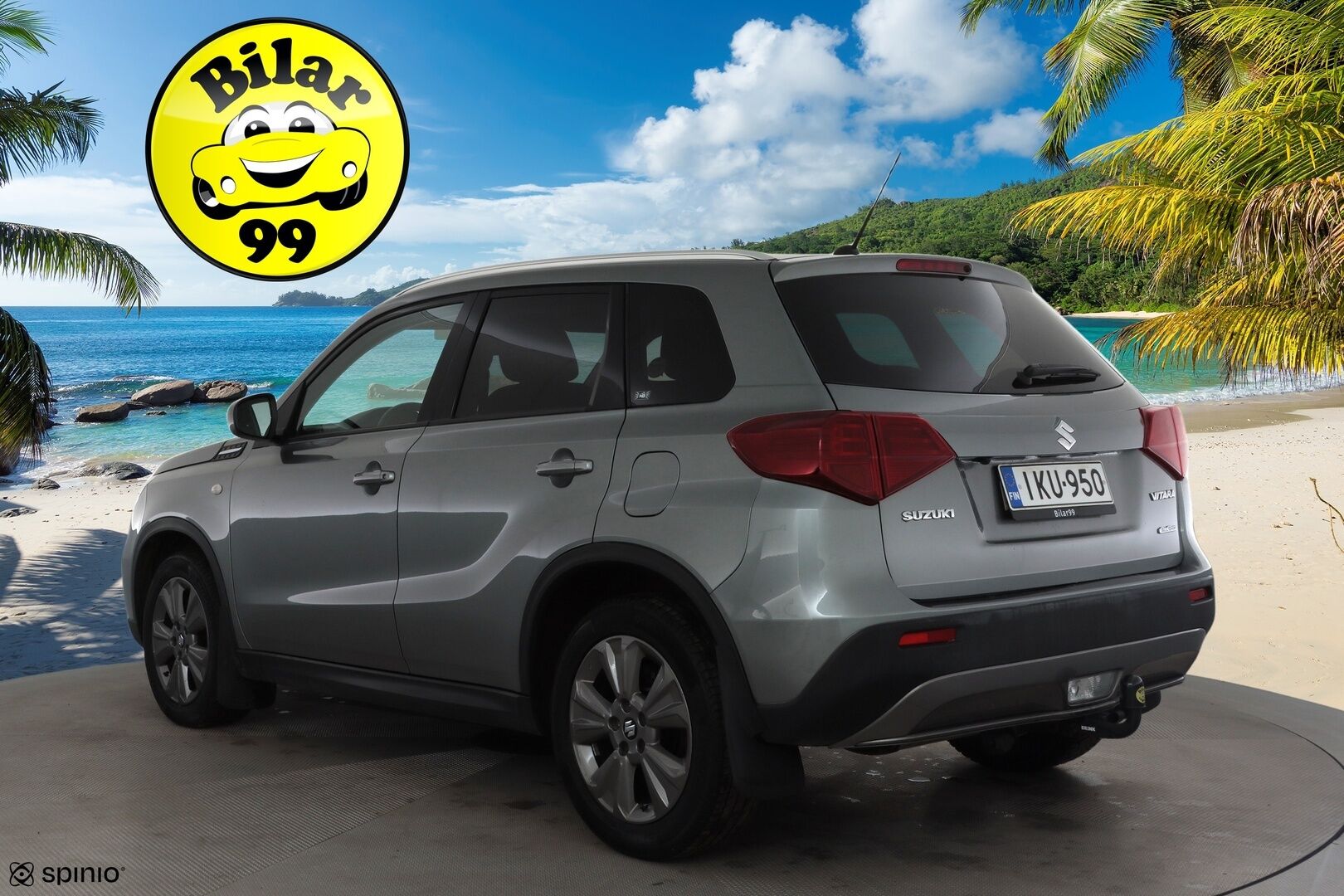 Suzuki Vitara 2019 112 BOOSTERJET 4WD GL+ 6AT * Suomi-auto / ACC / P.kamera / Lohkolämmitin / Koukku * - Kahdet renkaat aluvanteilla