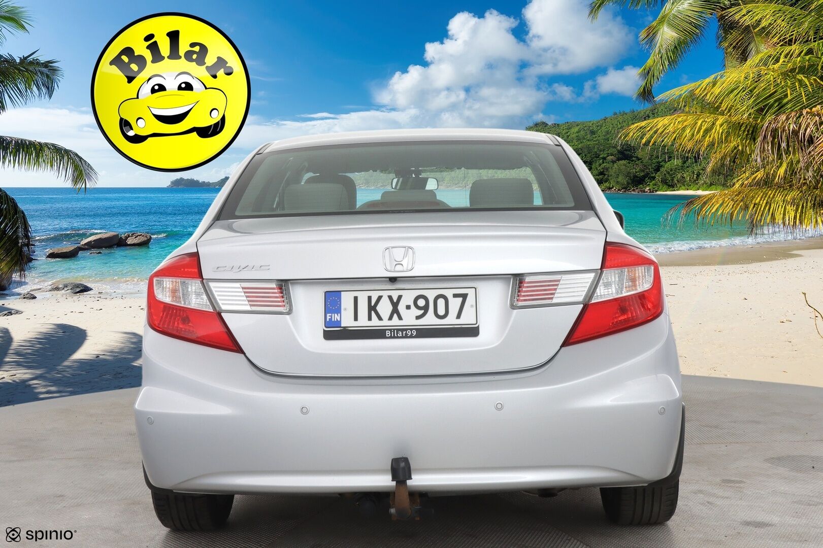 Honda Civic 2013 4D 1,8i Executive AT - Vakionopeudensäädin | Peruutuskamera & Tutka |  Automaattinen ilmastointi | Lohko + sisäpistoke | Hyvin huollettu! |