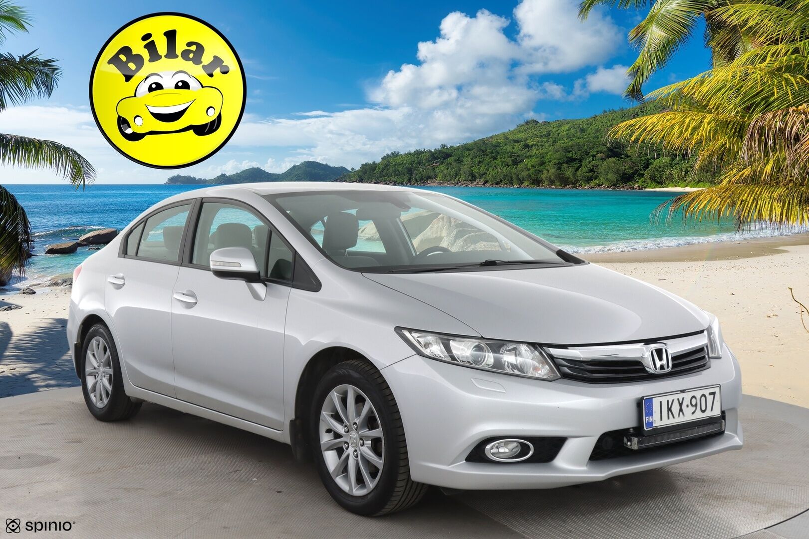 Honda Civic 2013 4D 1,8i Executive AT - Vakionopeudensäädin | Peruutuskamera & Tutka |  Automaattinen ilmastointi | Lohko + sisäpistoke | Hyvin huollettu! |