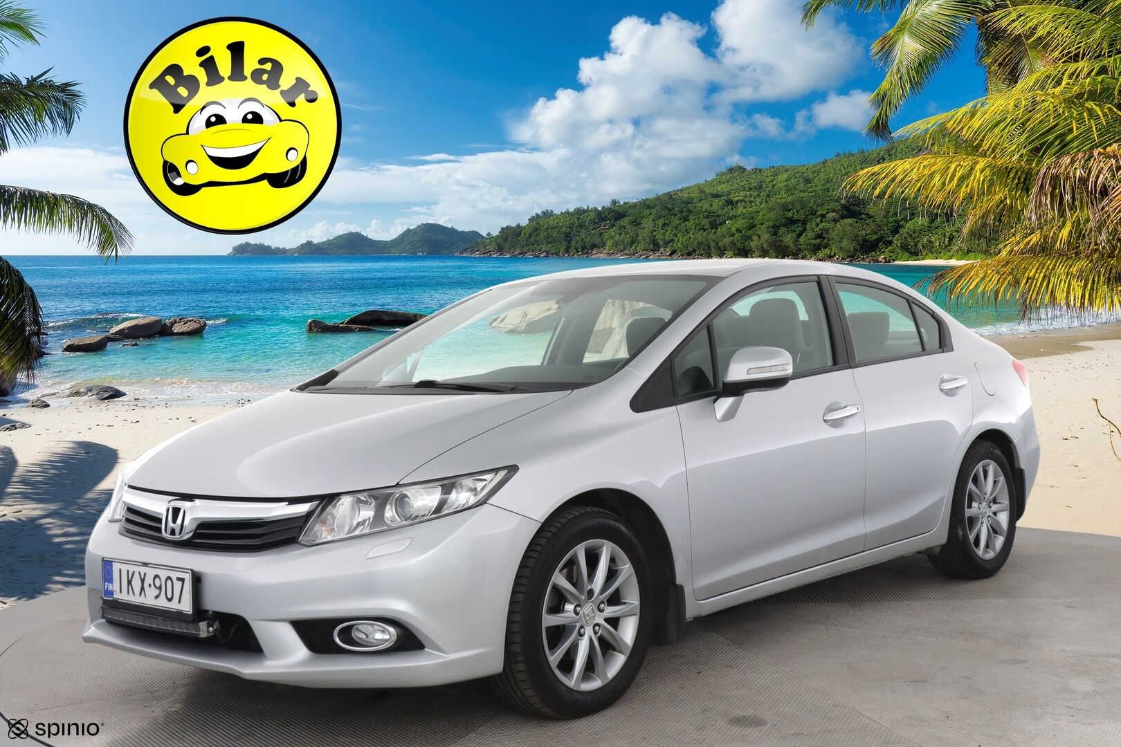 Honda Civic 2013 4D 1,8i Executive AT - Vakionopeudensäädin | Peruutuskamera & Tutka |  Automaattinen ilmastointi | Lohko + sisäpistoke | Hyvin huollettu! |